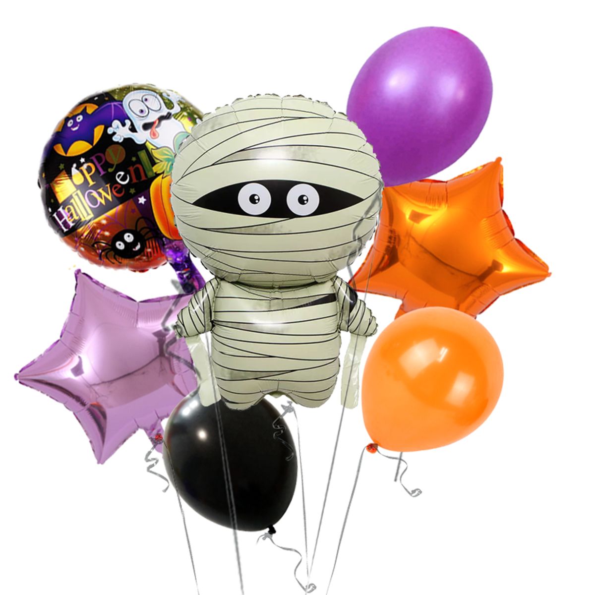 GENERICO - Set de globos de Halloween Momia