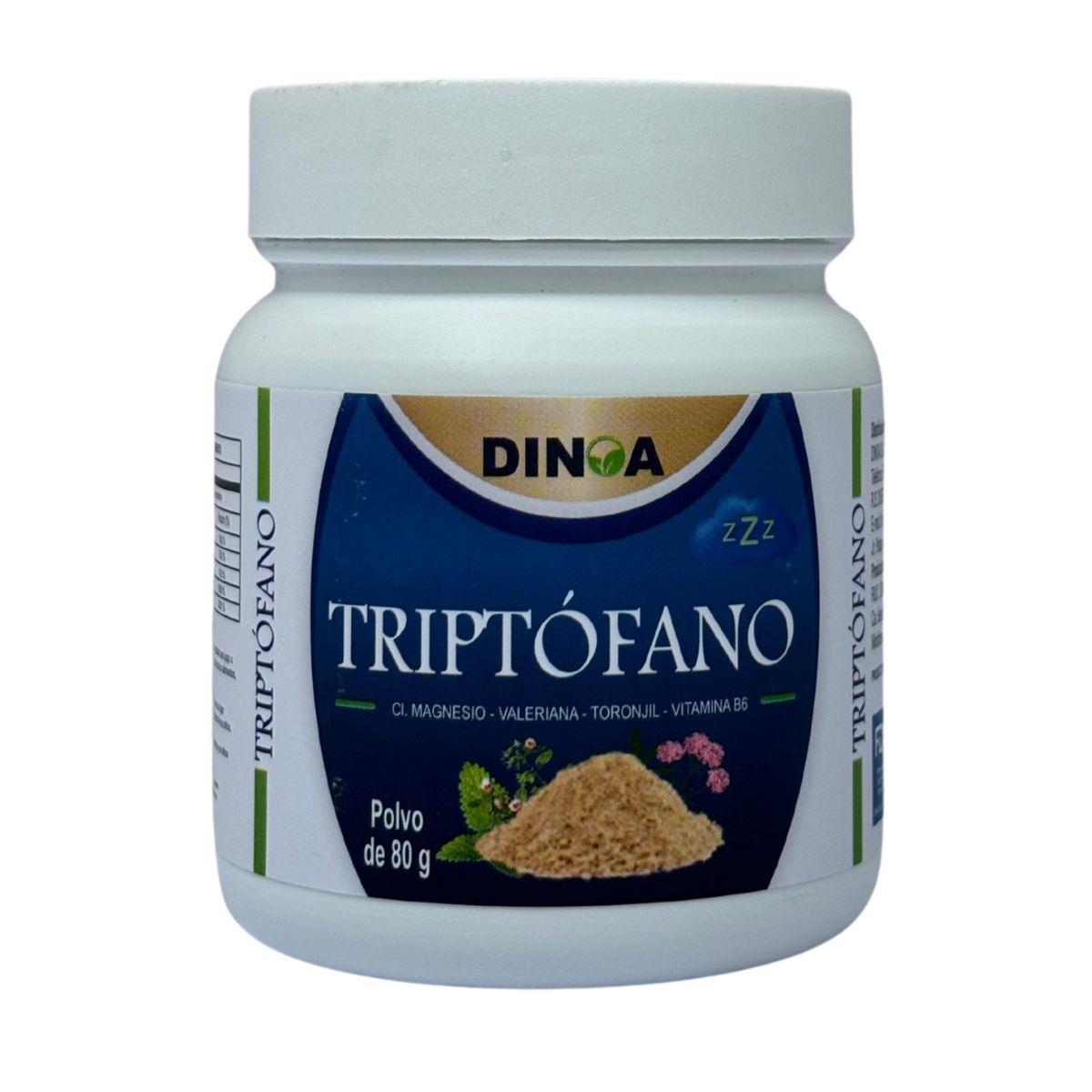 DINOA - Triptófano Pote de 80gr Dinoa - Bienestar -sueño - equilibrio emocional