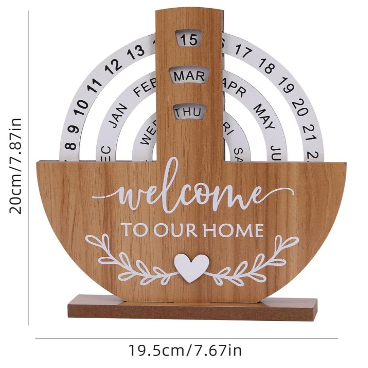 GENERICO - Calendario Giratorio para Mesa Pala