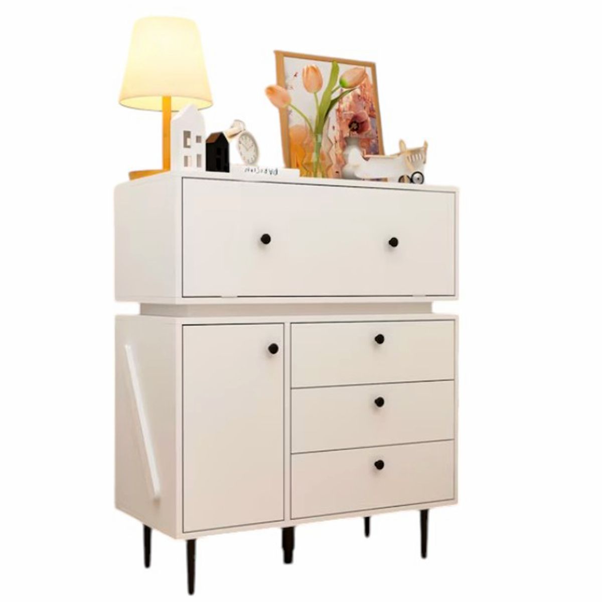 DIBA MUEBLES - Comoda Moderna Jeder Blanco DIBA Muebles