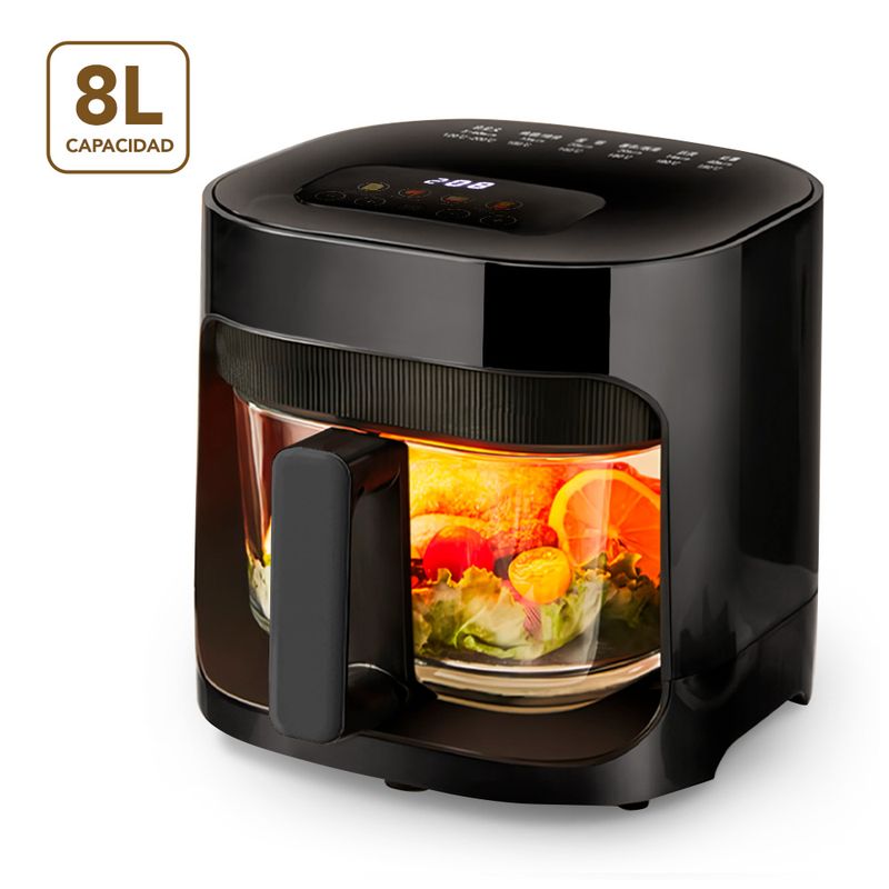 KELLER - Freidora de Aire Digital 8 Litros Moderna Elegante NG W24