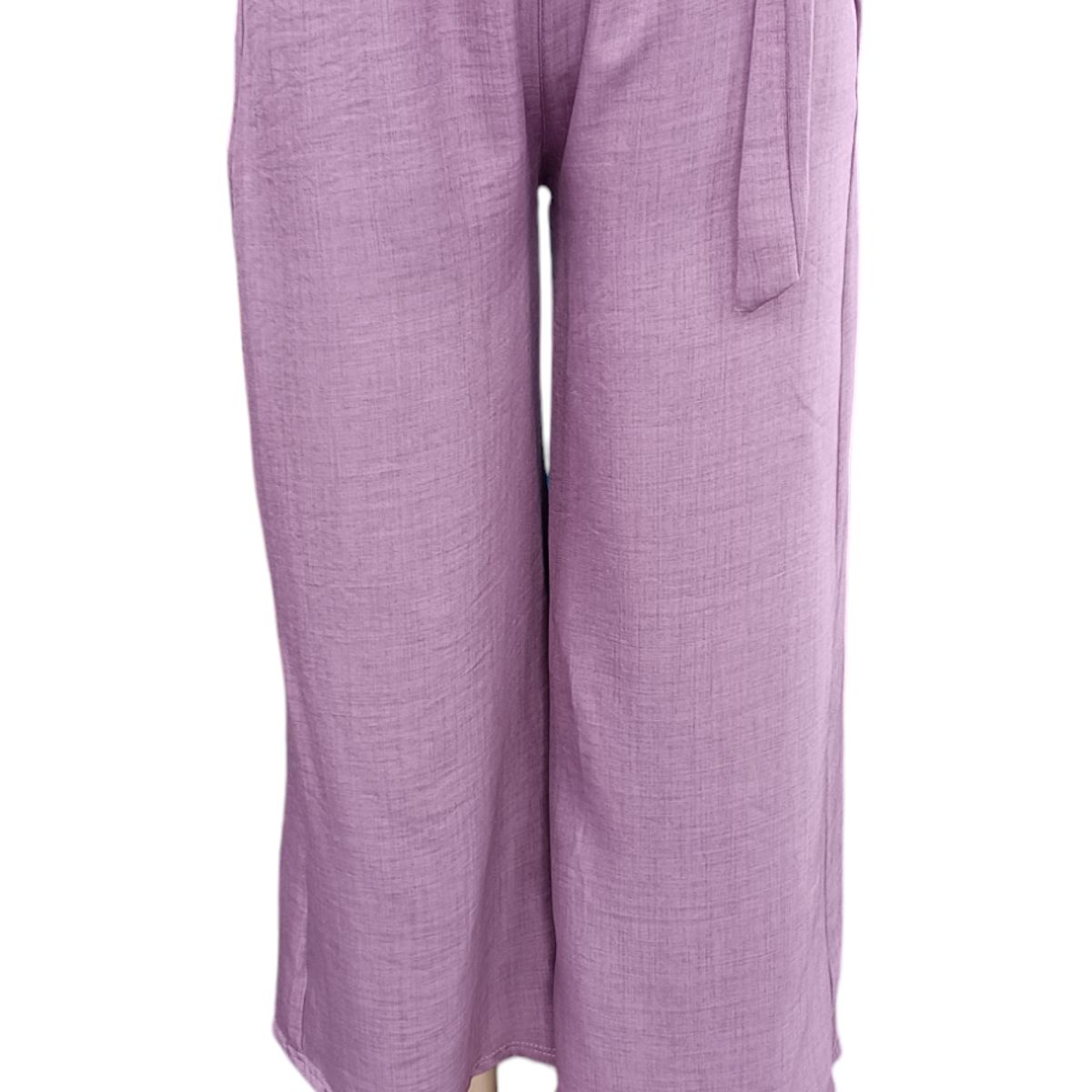 GENERICO - PANTALONES DE MUJER TELA CON CINTURON