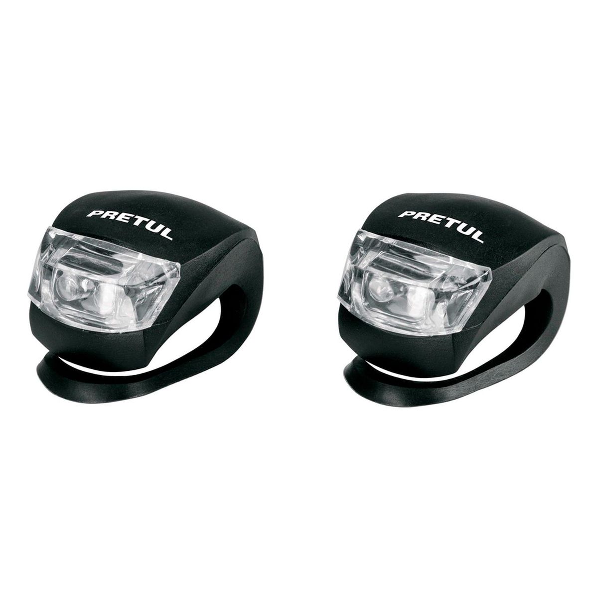 PRETUL - Juego de linternas PRETUL para bicicleta 27050