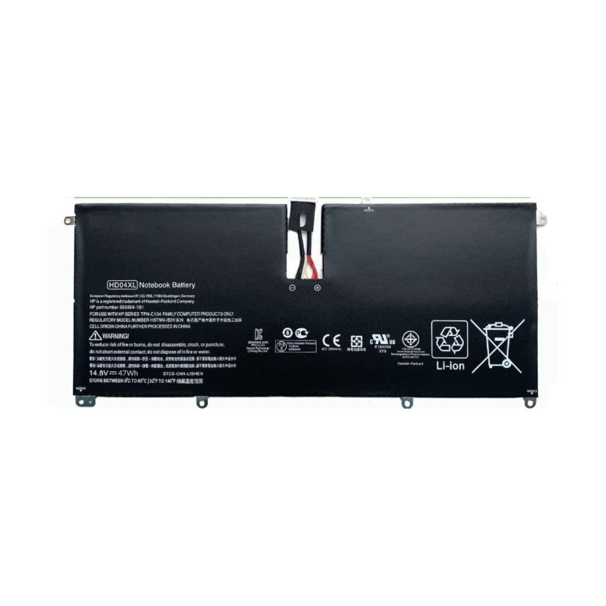 OEM - Batería para Laptop Hp HD04XL ULTRABOOK 13-2095CA 13T-2000