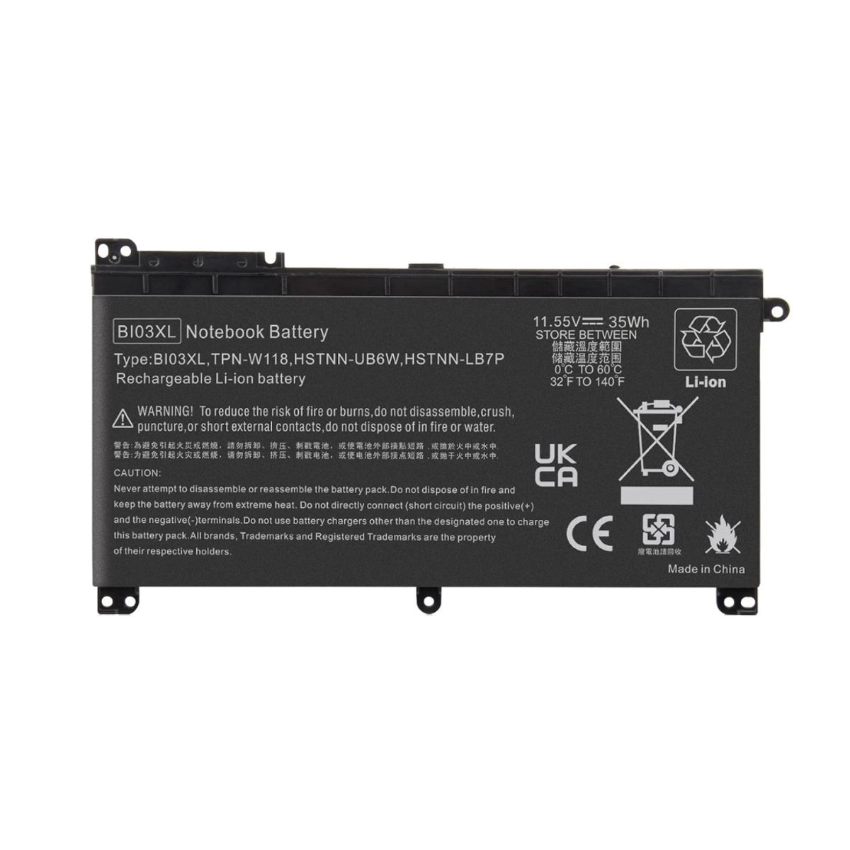 OEM - Batería para Laptop Hp BI03XL.  STREAM 14-AX000. STREAM 14-AX020