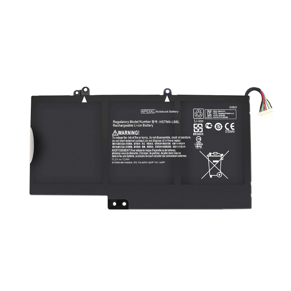 OEM - Batería para Laptop Hp NP03XL.  ENVY 15-U11. 15-U011. 15-U030. 15-U050