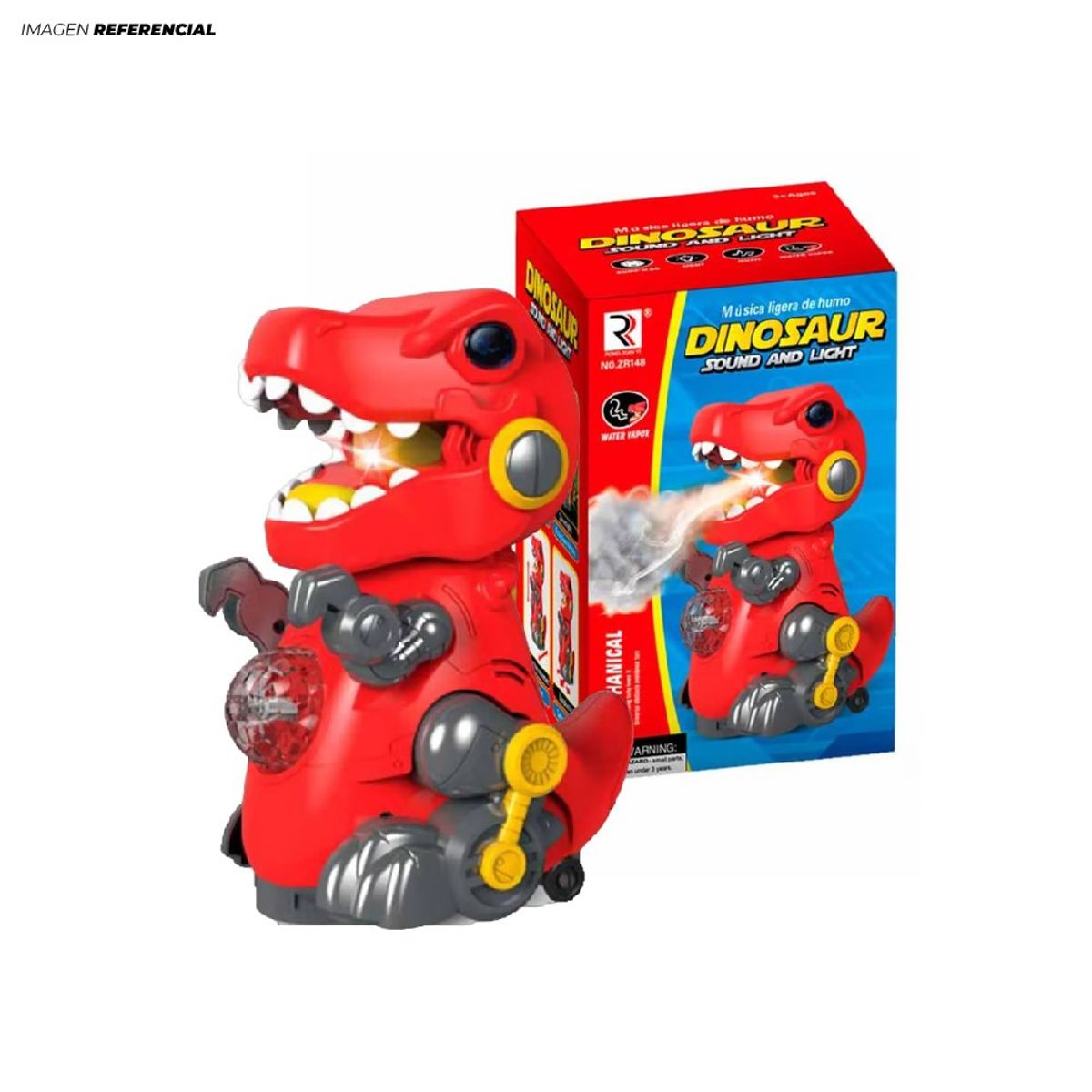 GENERICO - Juguete Dinosaurio Lanza Humo Didáctico para Niños