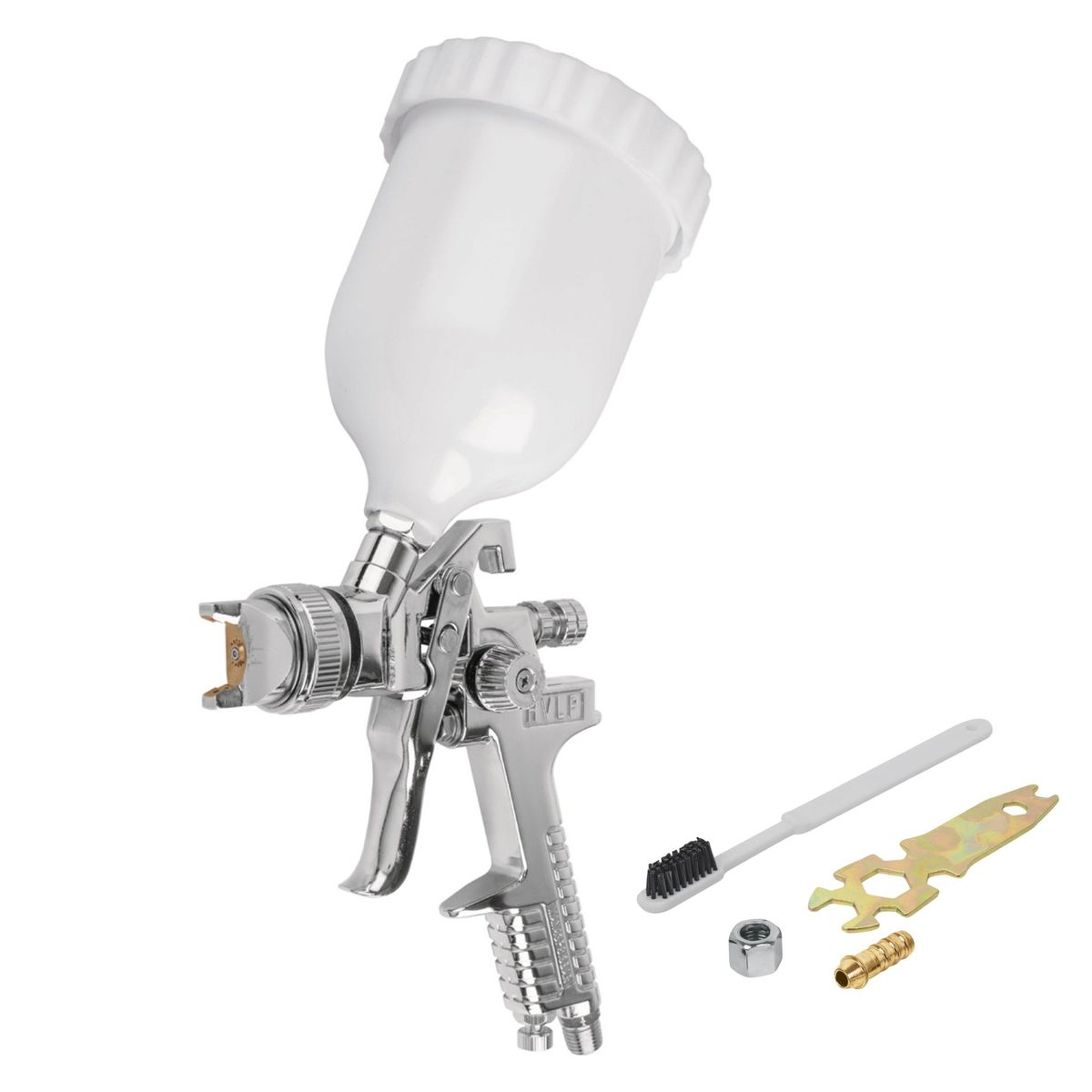 TRUPER - Pistola para pintarpintar gravedad vaso plástico, profesional  2 mm, Truper