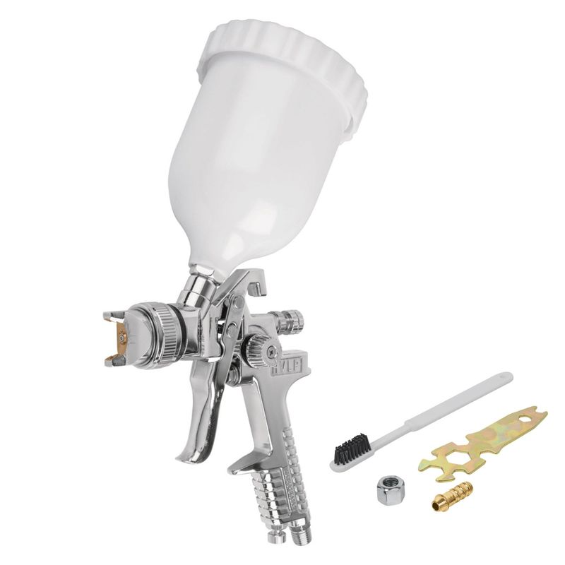 TRUPER - Pistola para pintarpintar gravedad vaso plástico, profesional  2 mm, Truper