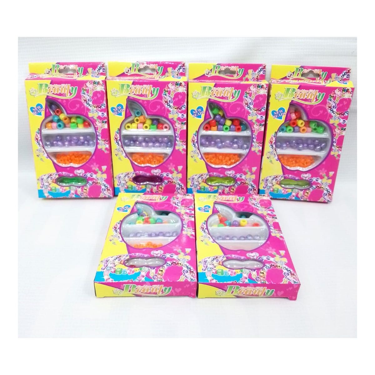 GENERICO - Cuentas Pulseras Collares Para Niñas (PACK DE 6 UNIDADES)