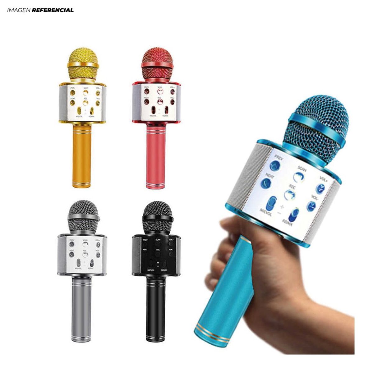 GENERICO - Micrófono Musical Karaoke Bluetooth para Niños