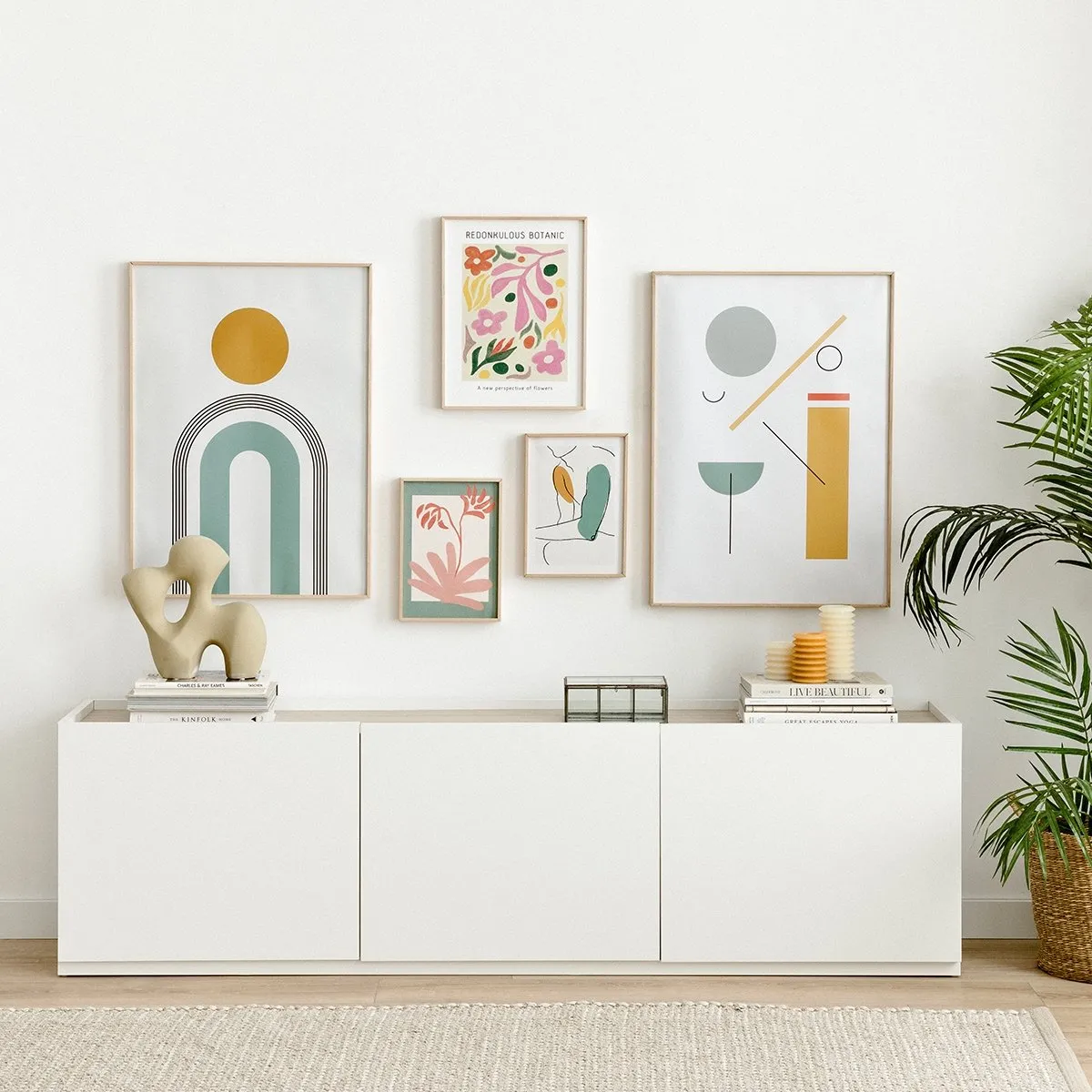 TU MESITA - Mesa de TV Nórdica María 180cm