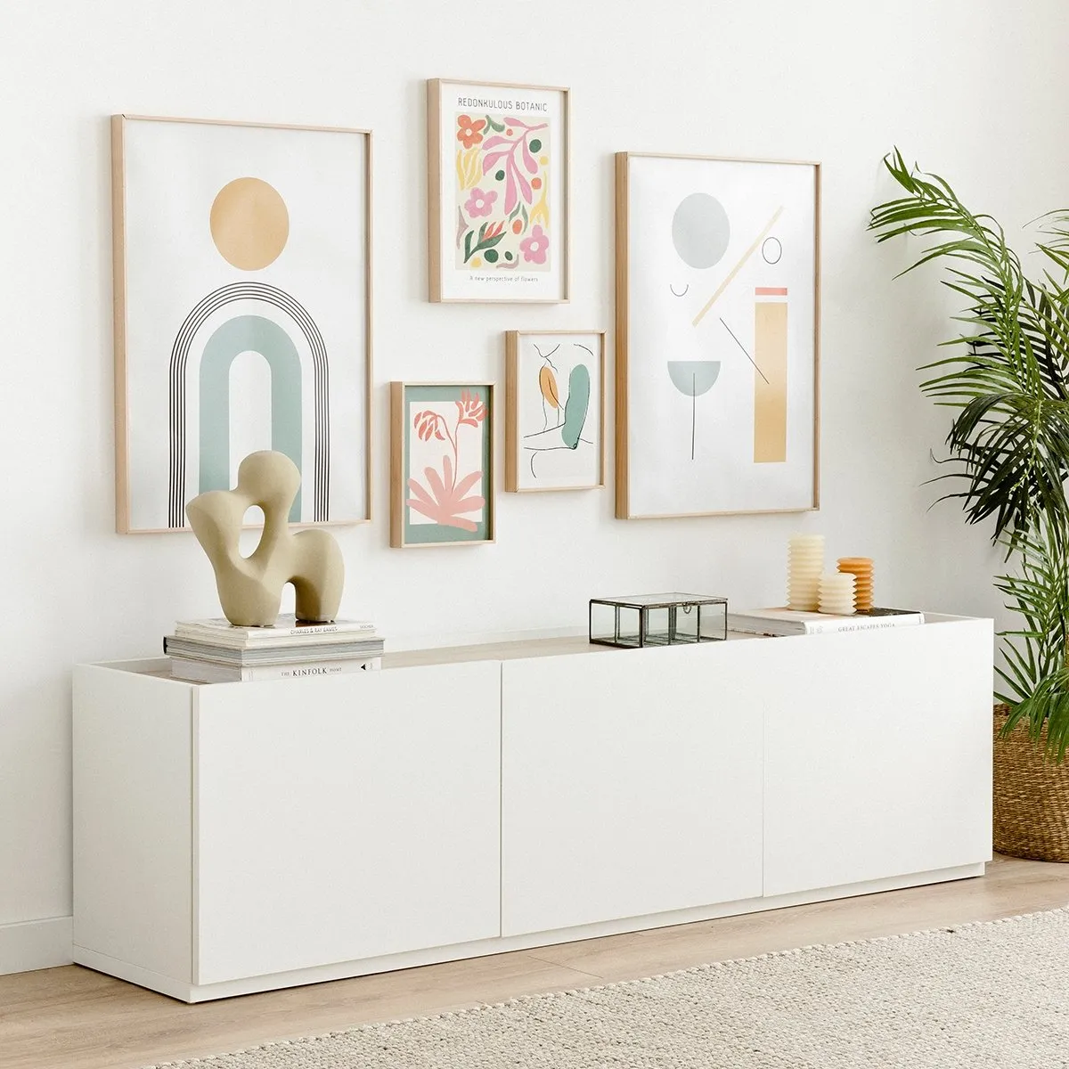 TU MESITA - Mesa de TV Nórdica María 180cm