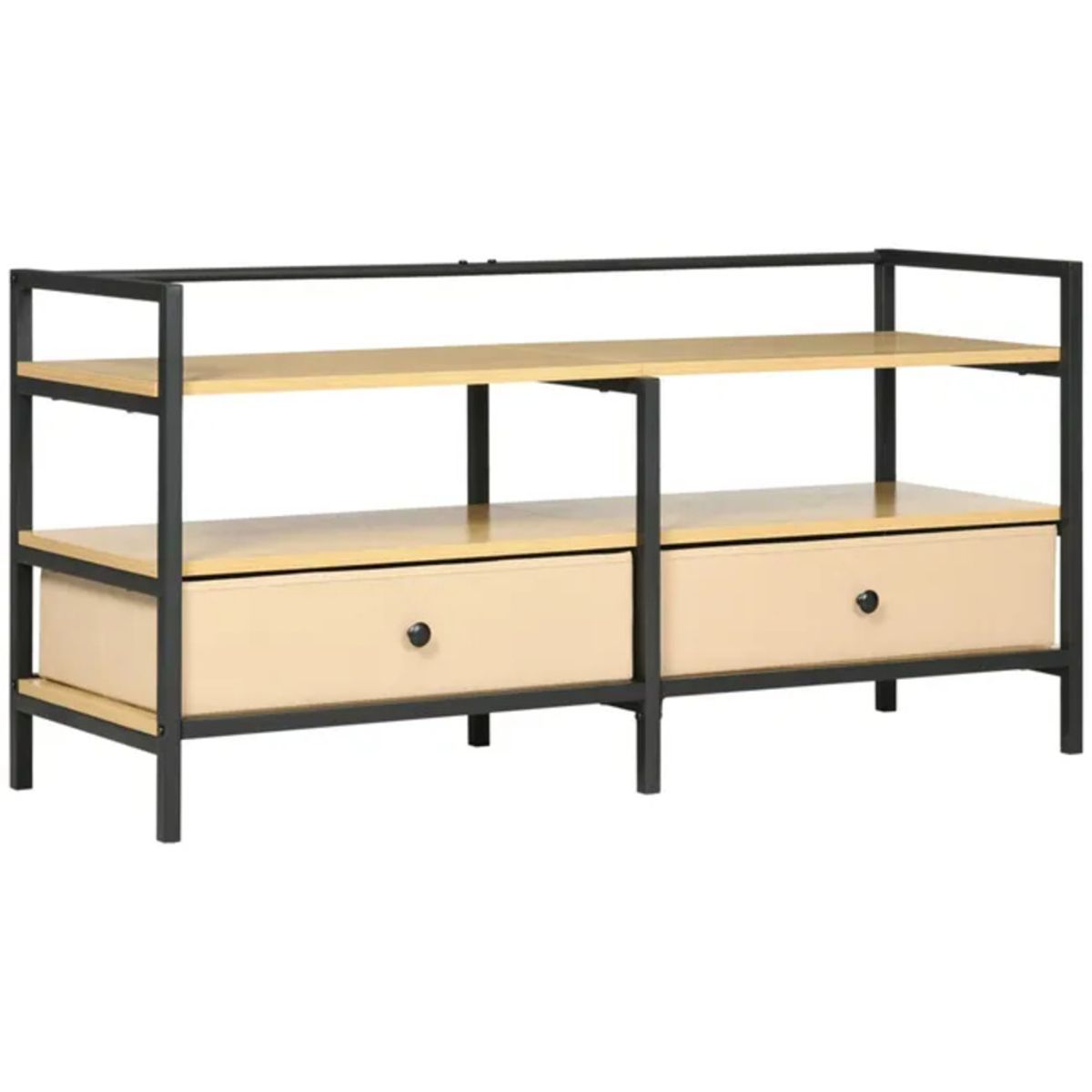 TU MESITA - Mesa de TV Multiusos Berlin color DunaNegro TU MESITA