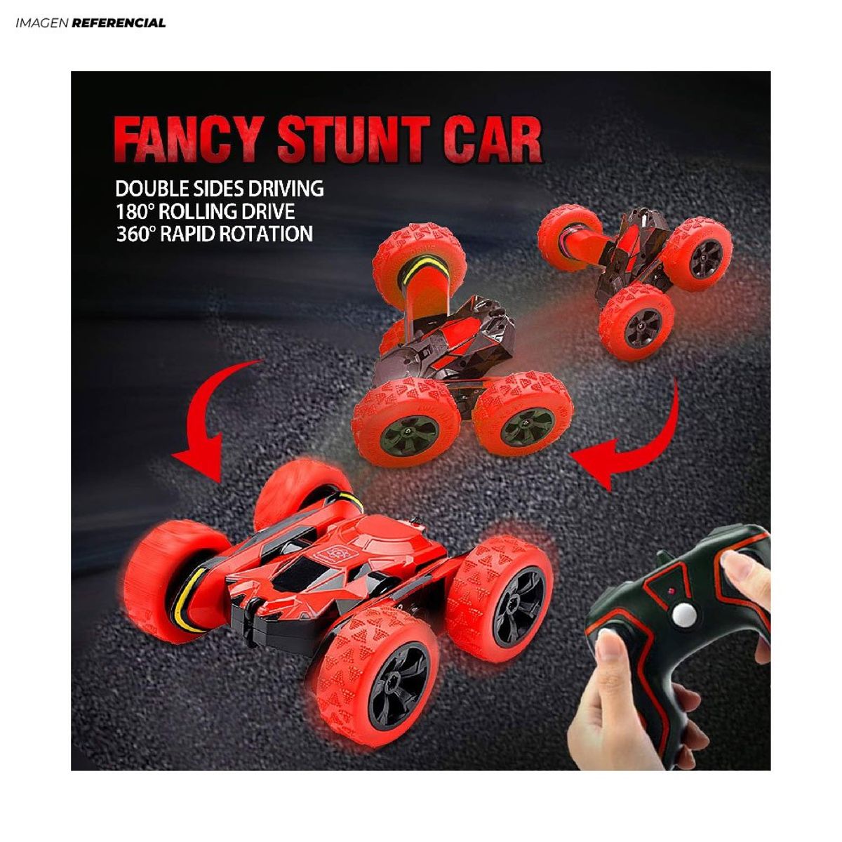 GENERICO - Carro Control Remoto con Giro de 360 Grados