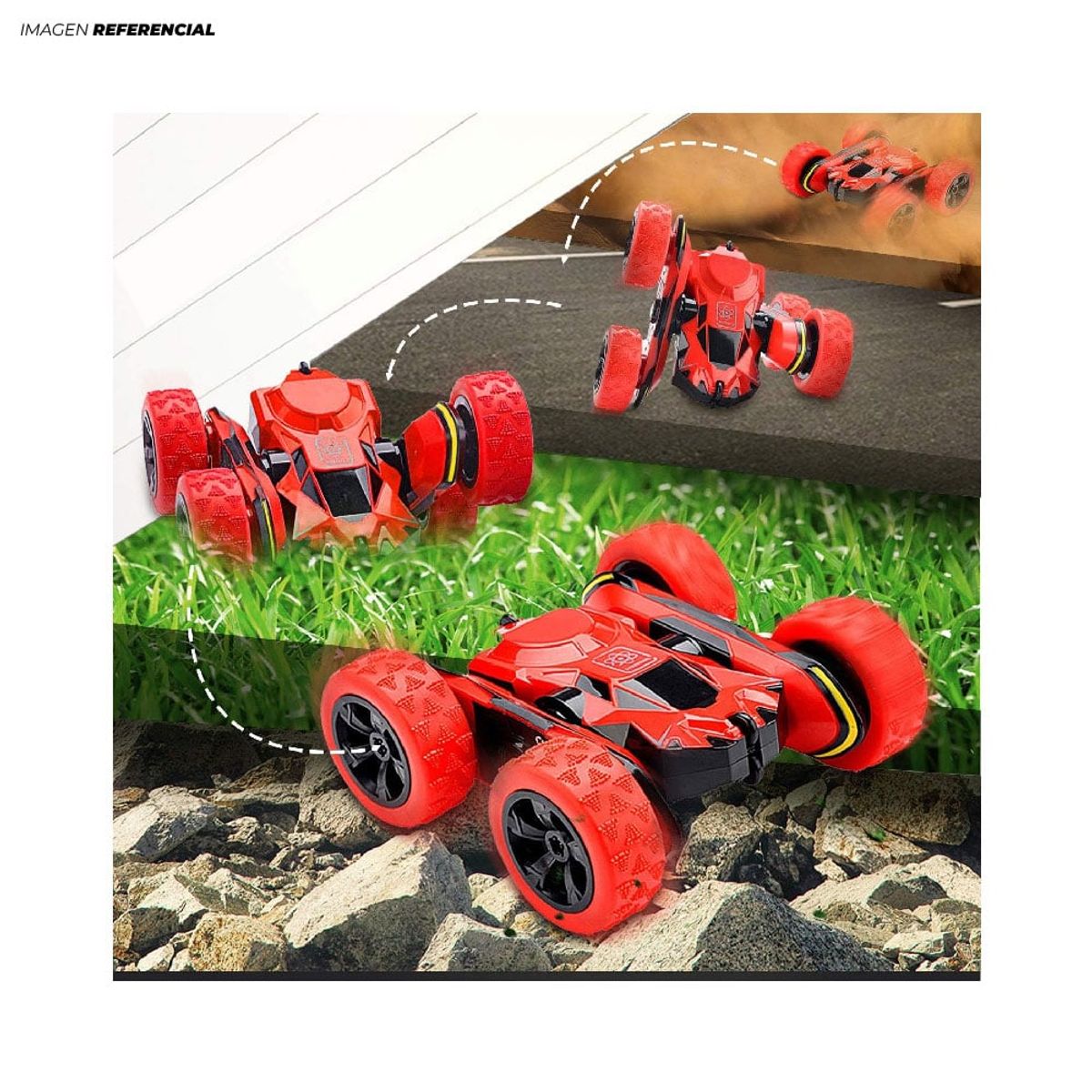 GENERICO - Carro Control Remoto con Giro de 360 Grados