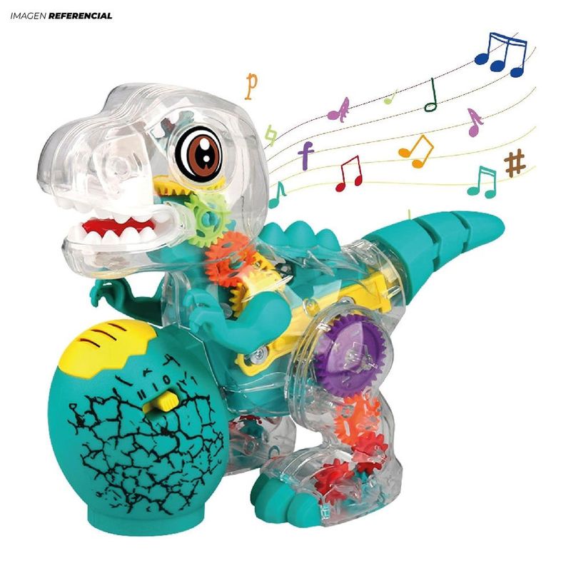 GENERICO - Juguete Dinosaurio Didáctico Caminador con Huevito