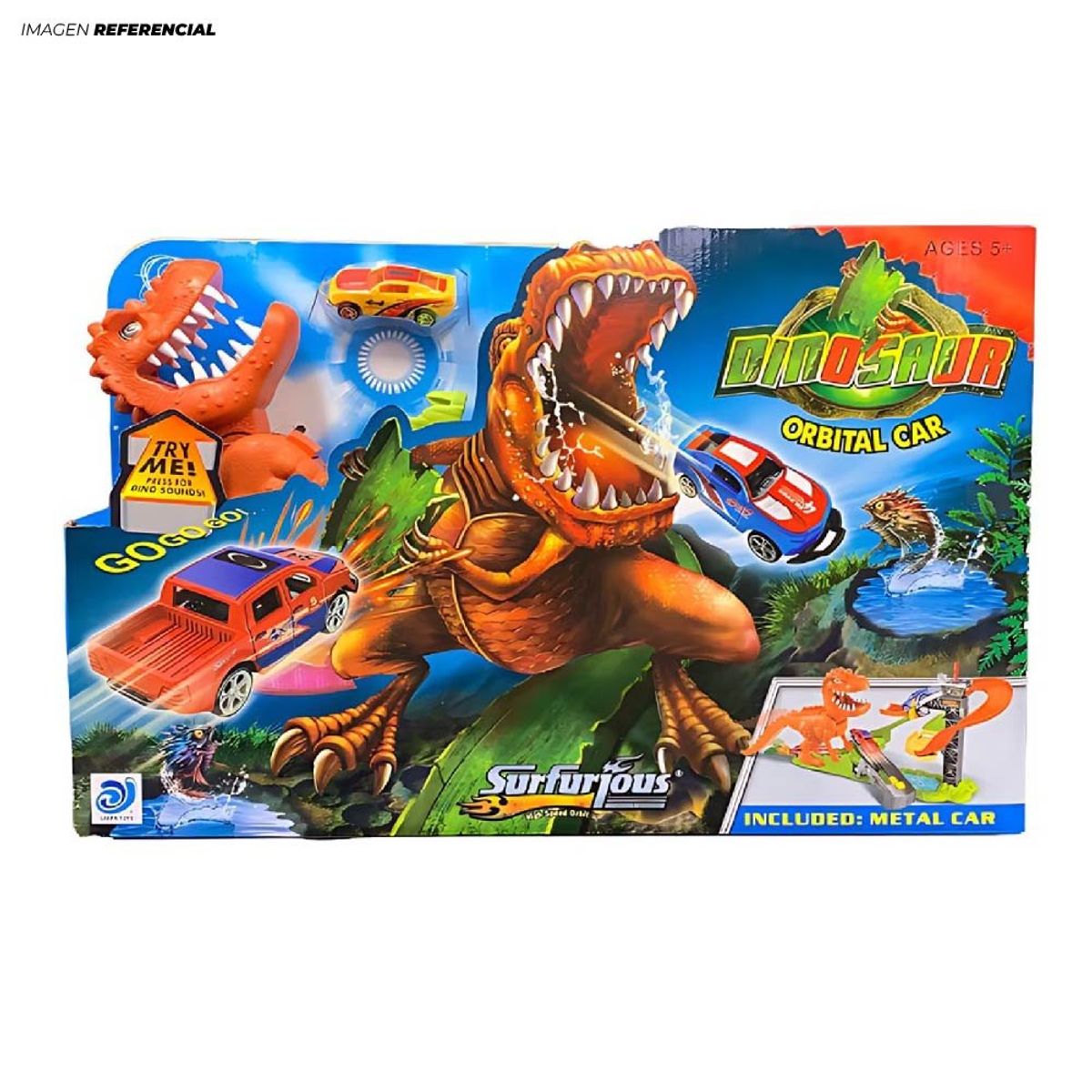 GENERICO - Juguete Pista de Carreras Extrema T-REX