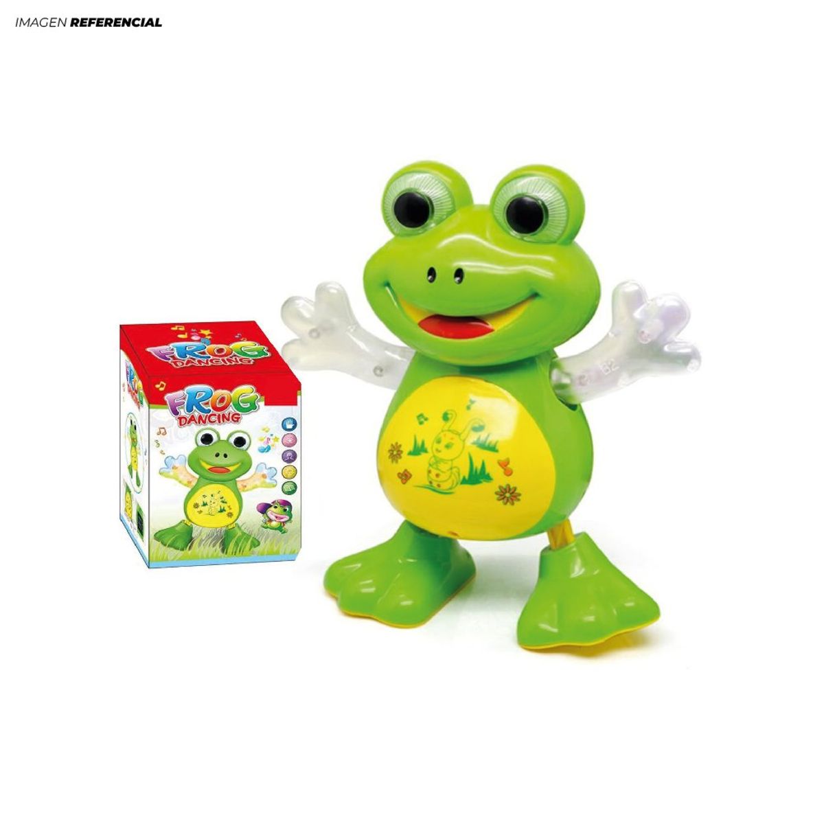 GENERICO - Juguete Bailarín Ranita Interactiva para Niños