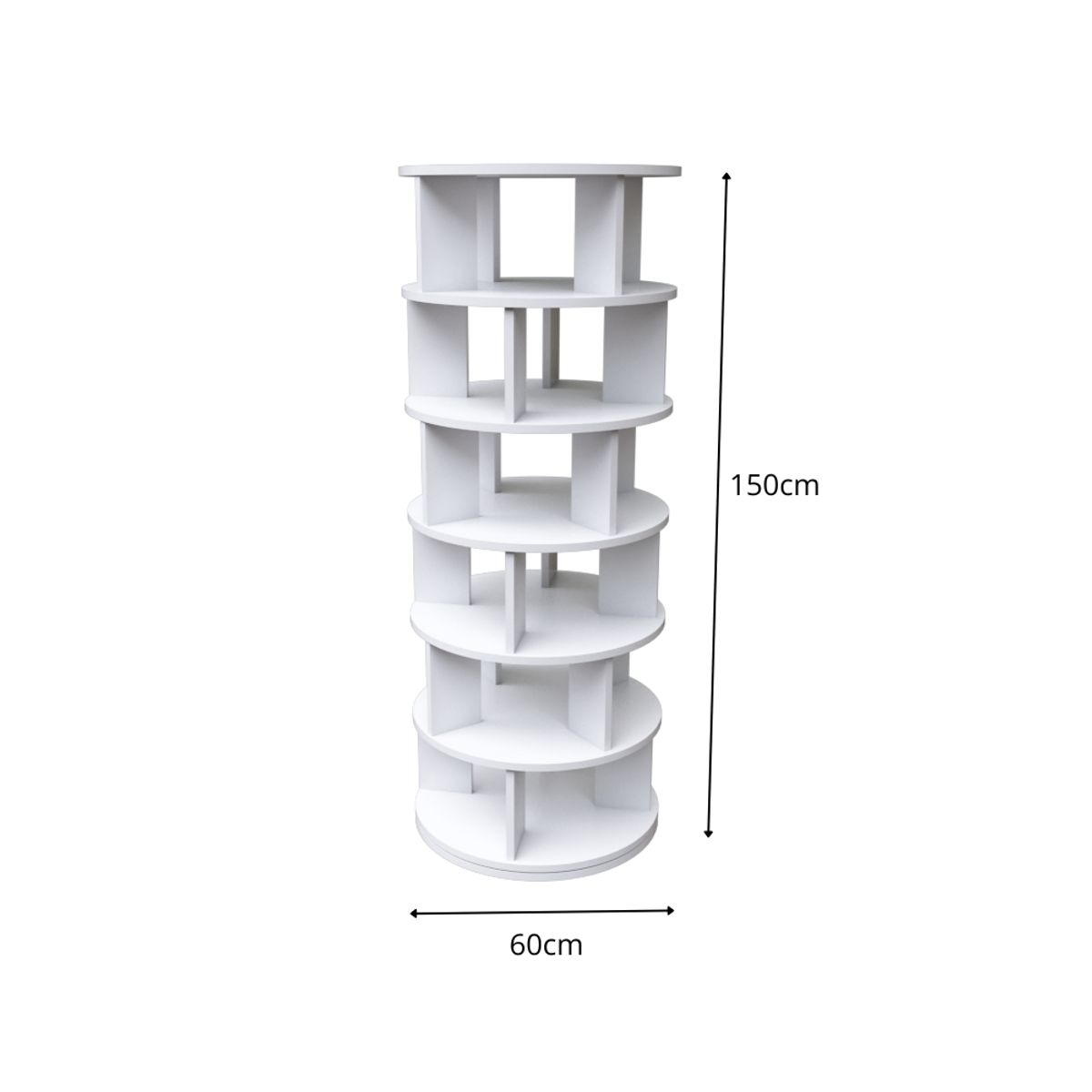 MUEBLES MACRUMO - ZAPATERA GIRATORIA