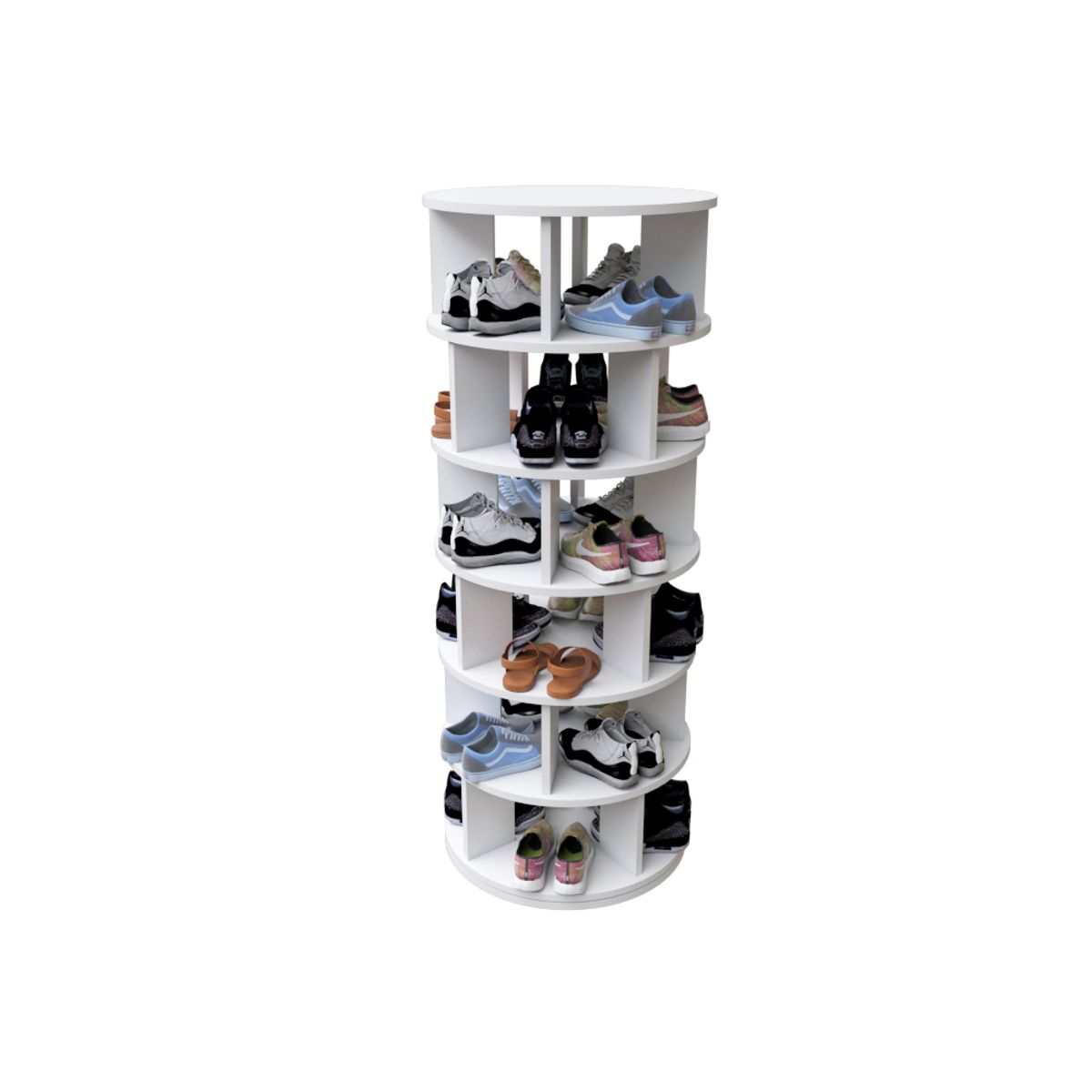 MUEBLES MACRUMO - ZAPATERA GIRATORIA