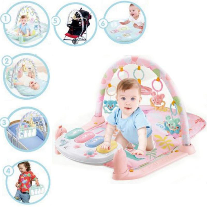 GENERICO - Gimnasio para Bebés con Piano Musical RB