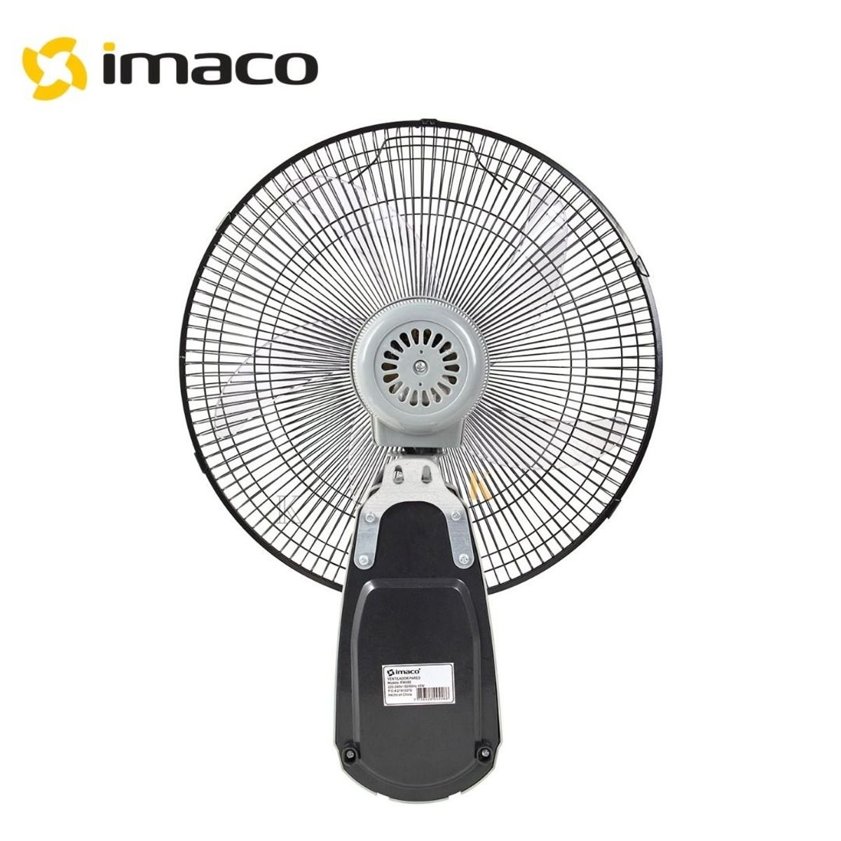 IMACO - Ventilador de Pared Imaco de 16 pulgadas con 5 Aspas Acrílicas