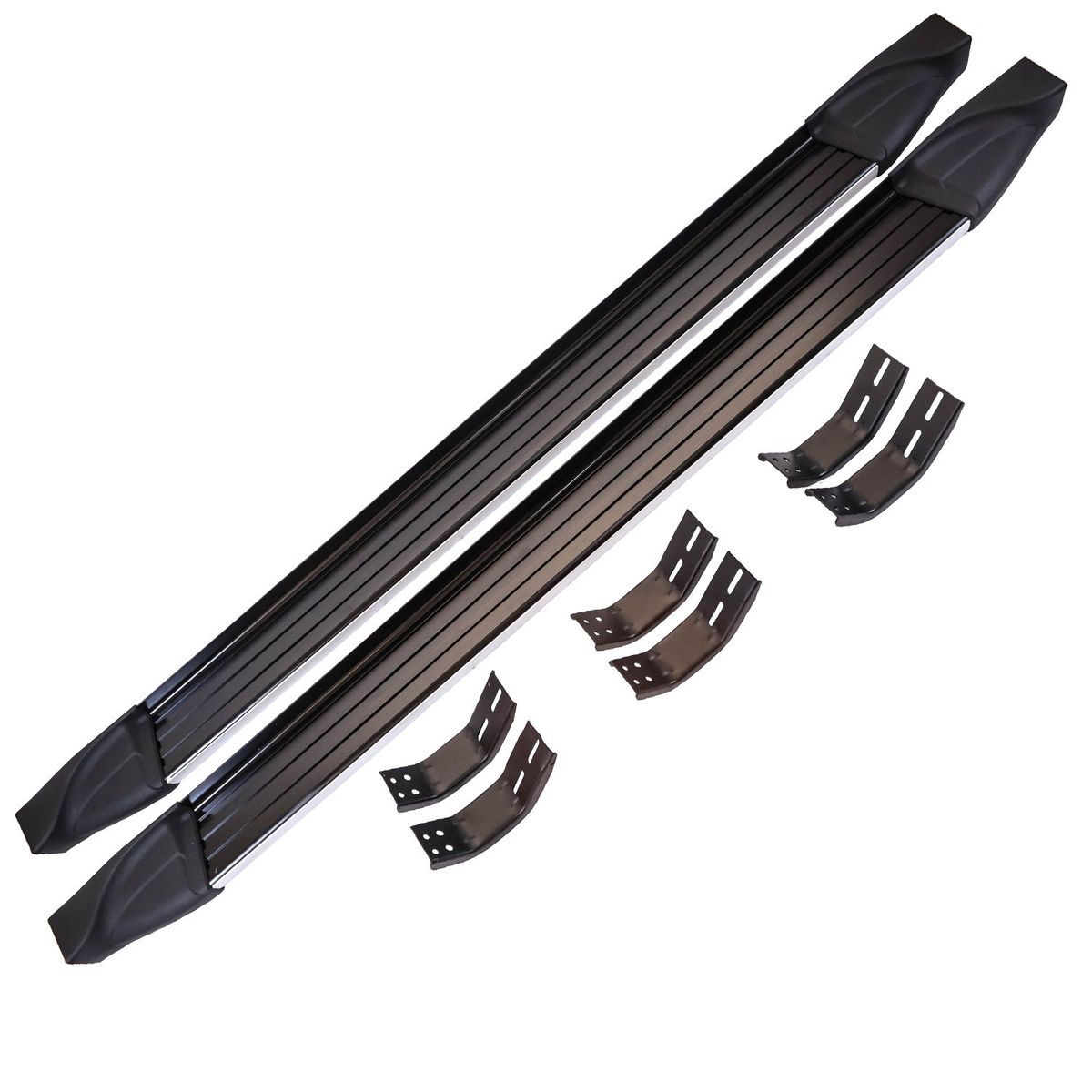 GENERICO - ESTRIBO DE COLOR PLOMO PARA NISSAN NP300 FRONTIER 2019