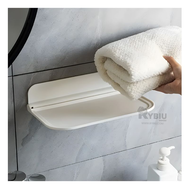 GENERICO - Repisa Flotante Plegable en Color Blanco
