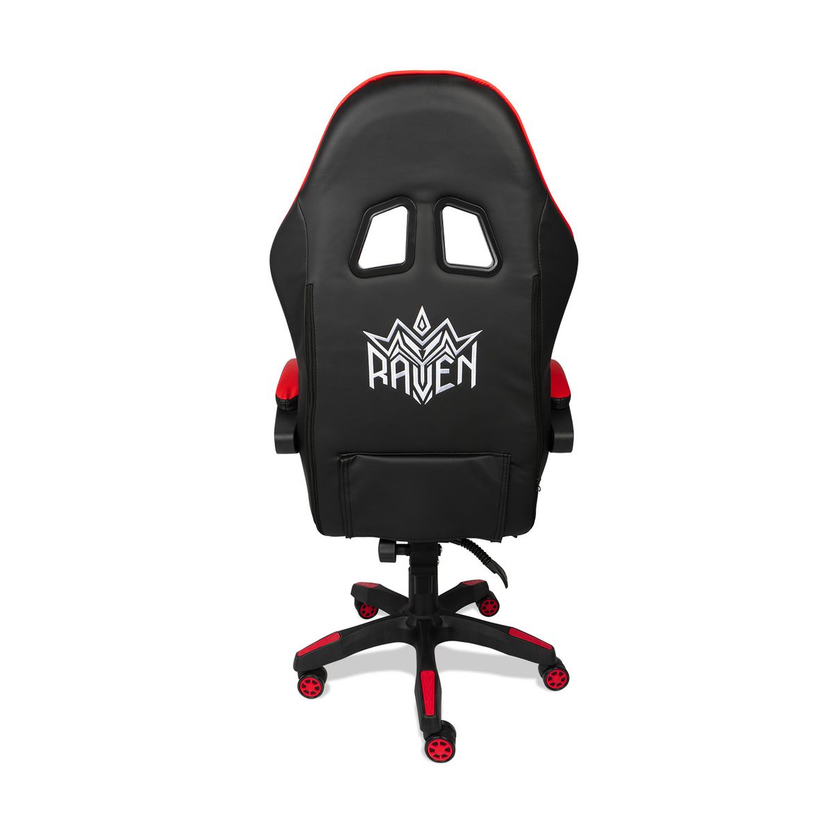XION - SILLA GAMER ERGONÓMICA CON MASAJEADOR Y REPOSAPIÉS 135° TITAN ROJO