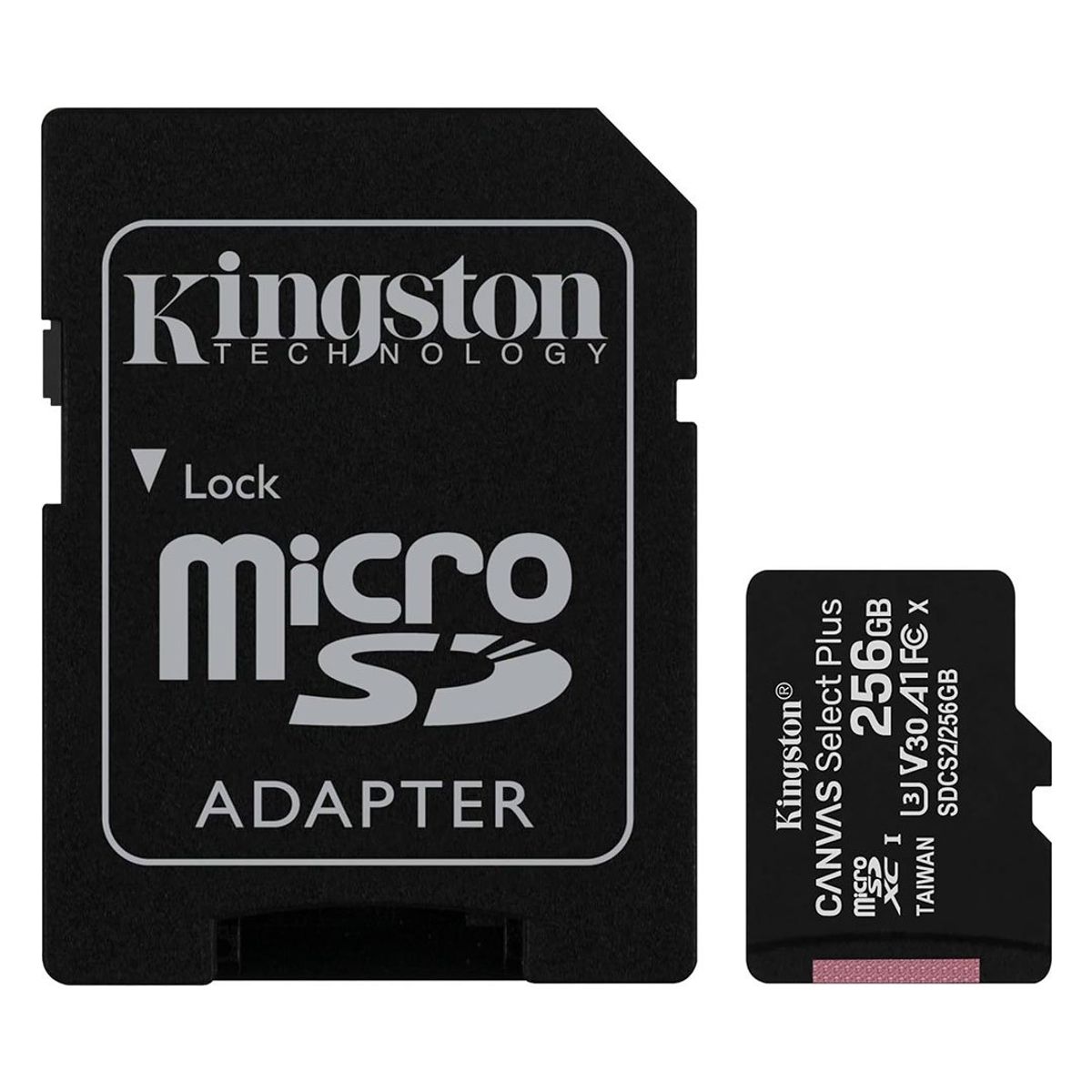 KINGSTON - KINGSTON SDCS2/256GB Memoria microSD 256GB Canvas C10