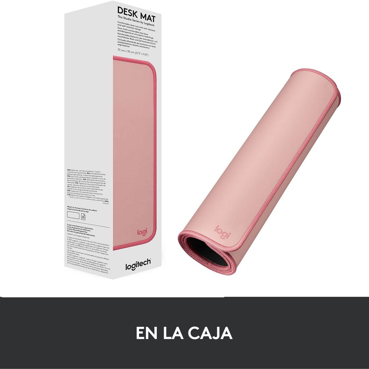 LOGITECH - PAD MOUSE LOGITECH DESKPAD ANTI-SALPICADURAS 300X700MM ROSA