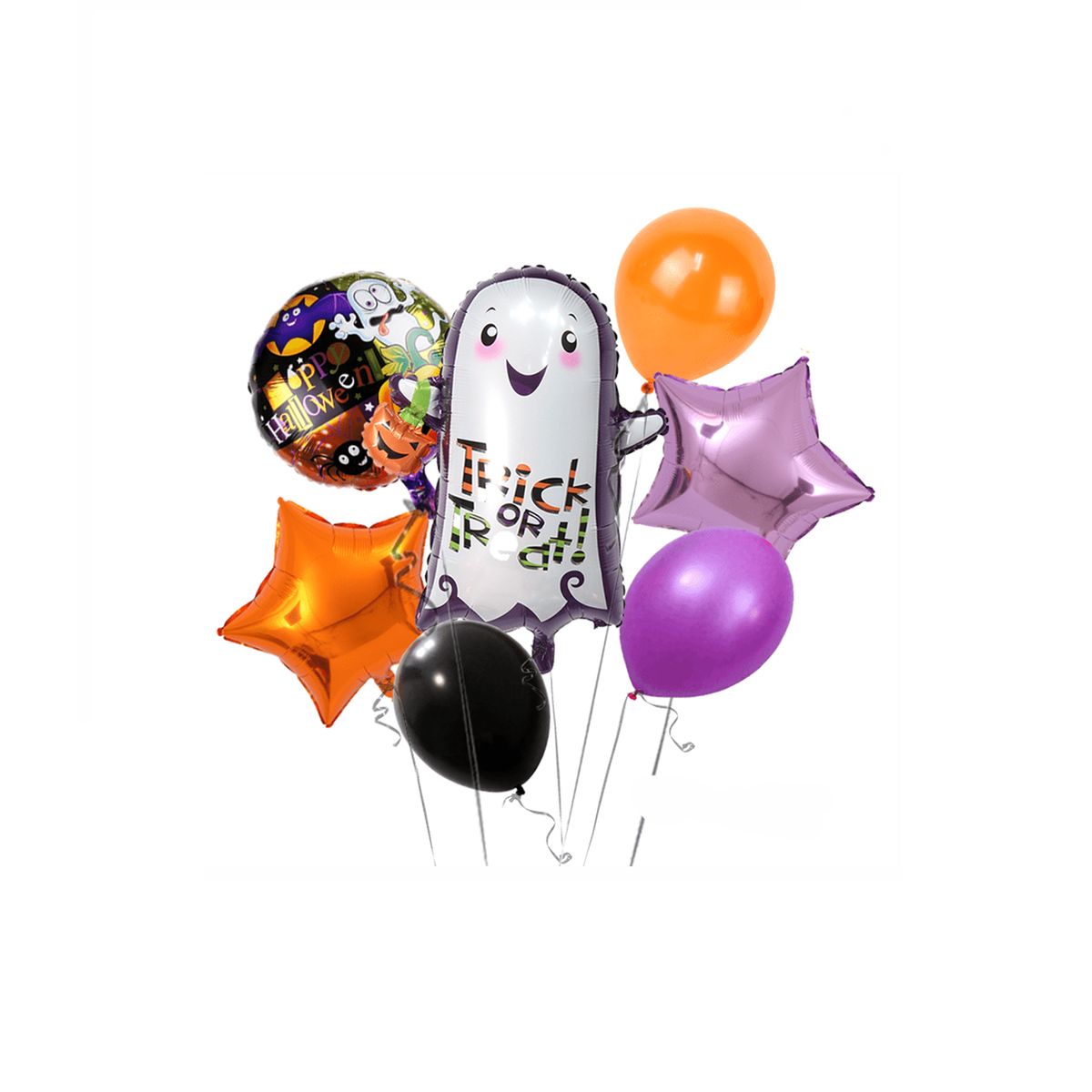 GENERICO - Set de globos de Halloween Fantasma