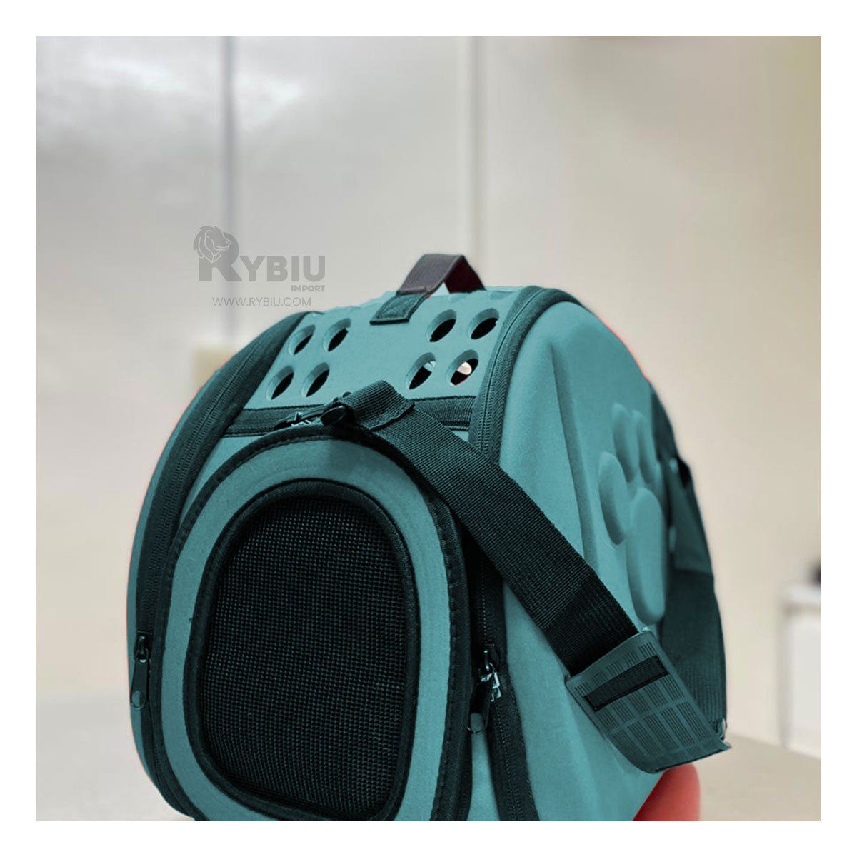 RYBIU IMPORT - Cargador para Animales en Tono Celeste Y+Ligas de Regalo