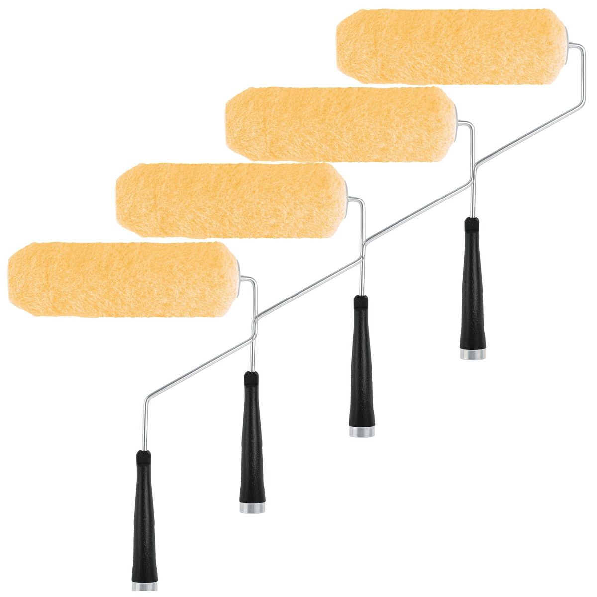 TRUPER - Rodillo para pintar 9" x 3/4 superficies rugosas PACK 4 UNIDADES