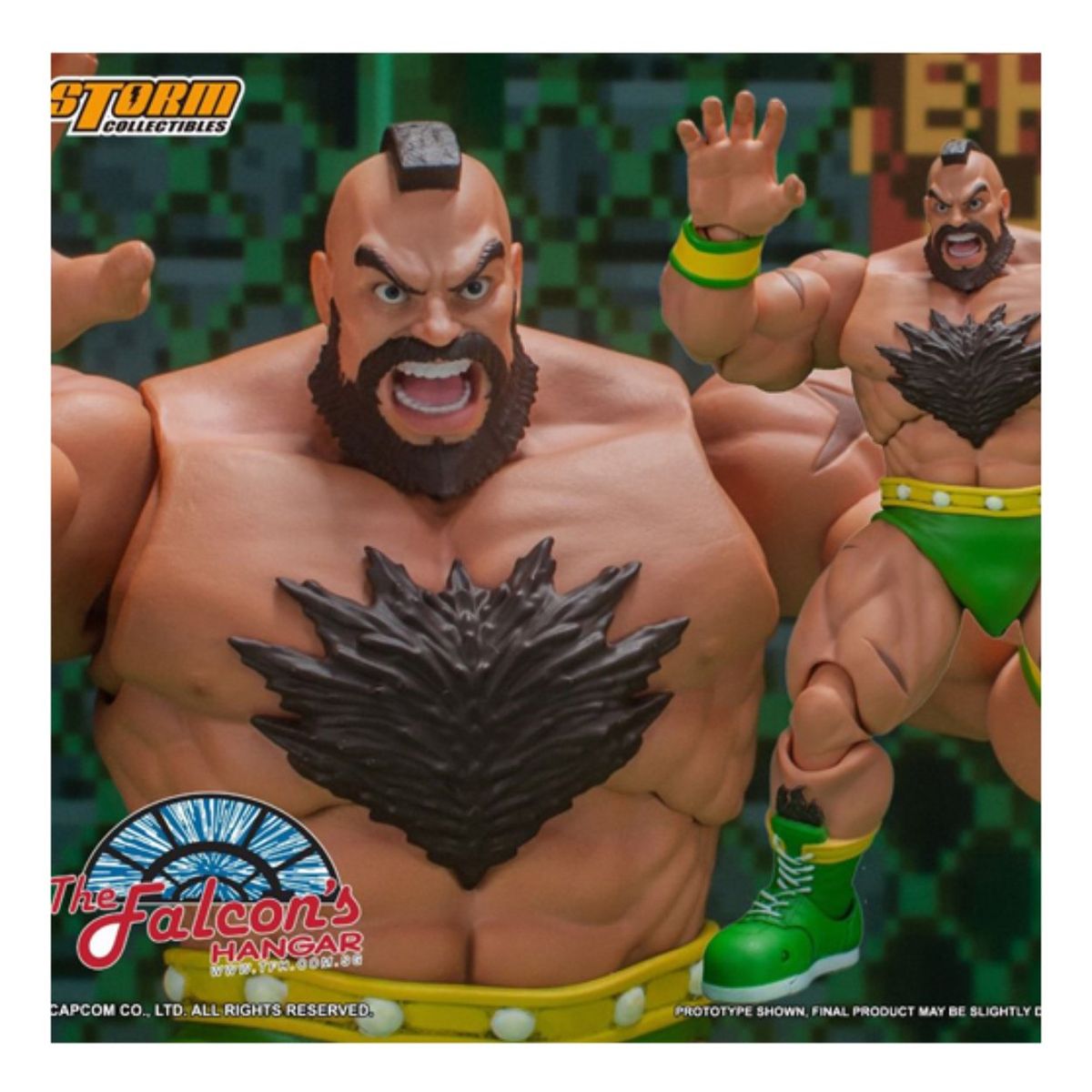 STREET FIGHTER - Ultra Street Fighter 2 Zangief Green Storm Collectibles