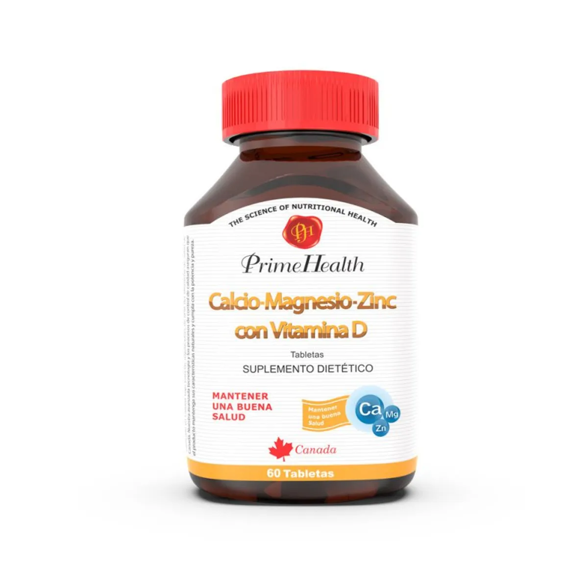 GENERICO - Calcio Magnesio Zinc y Vitamina D - Prime Health