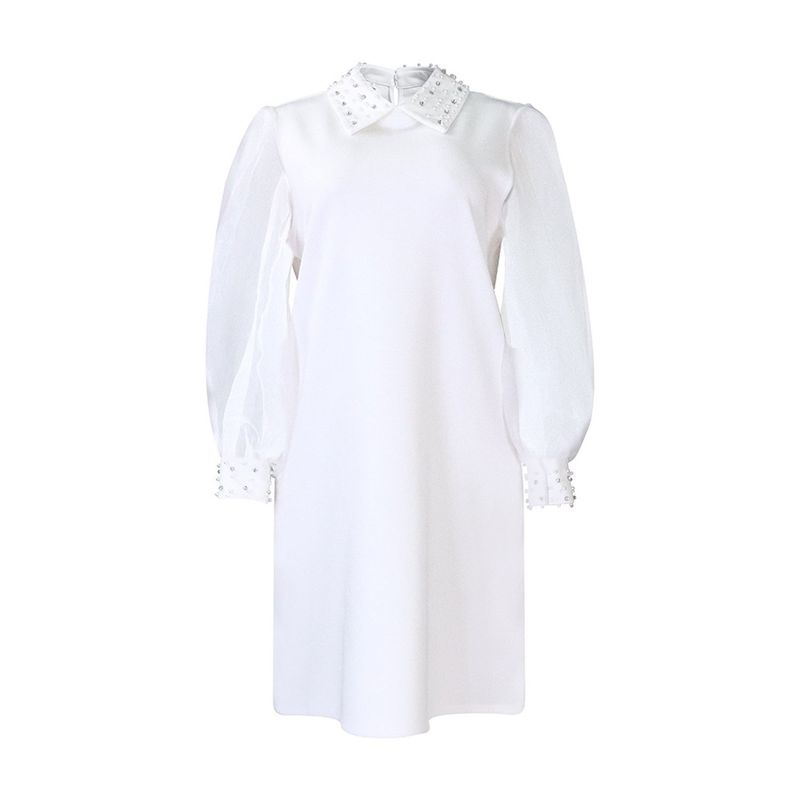 TIOZONEY - Vestidos de mujer con cuentas de encaje