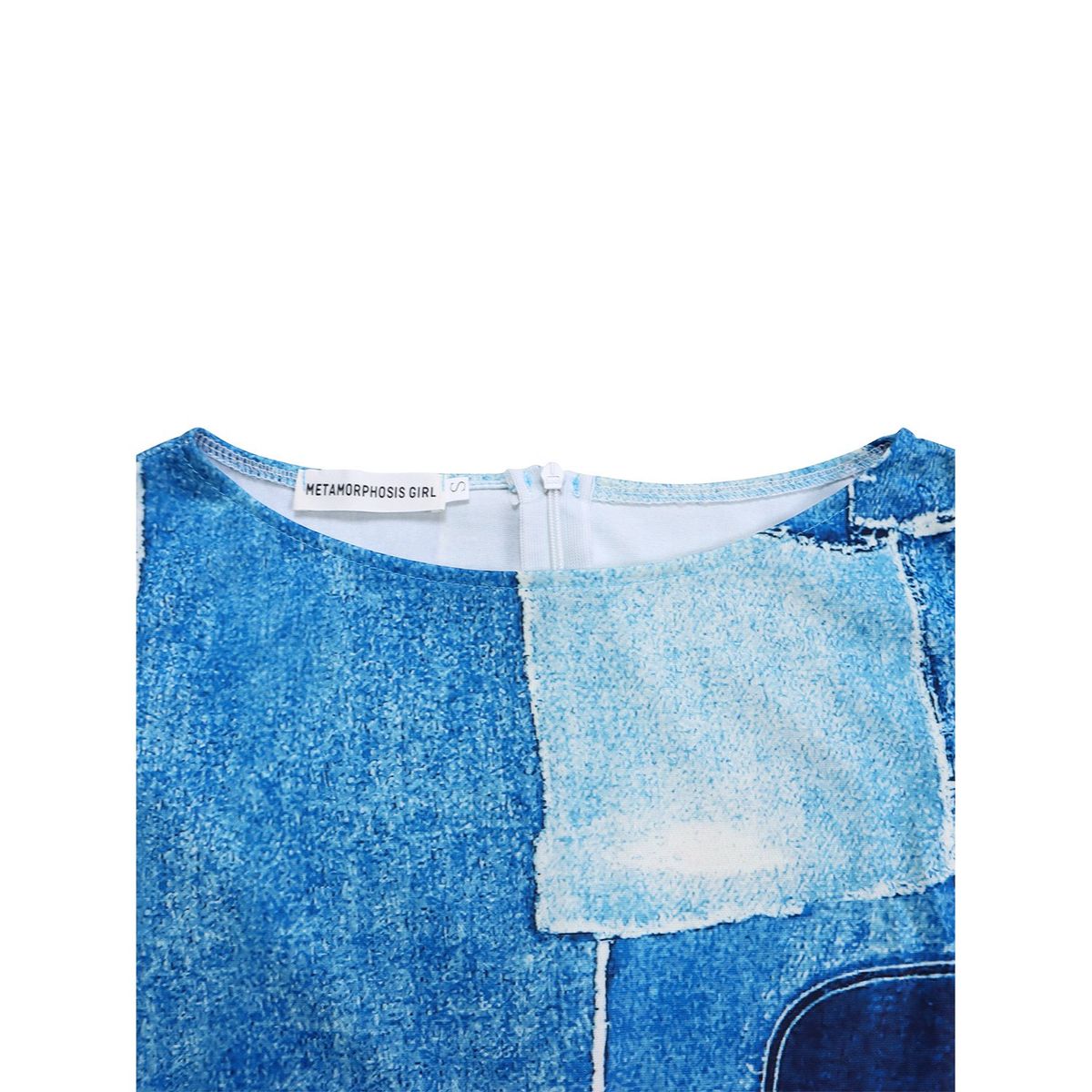 TIOZONEY - Vestido estampado con cordones para mujer