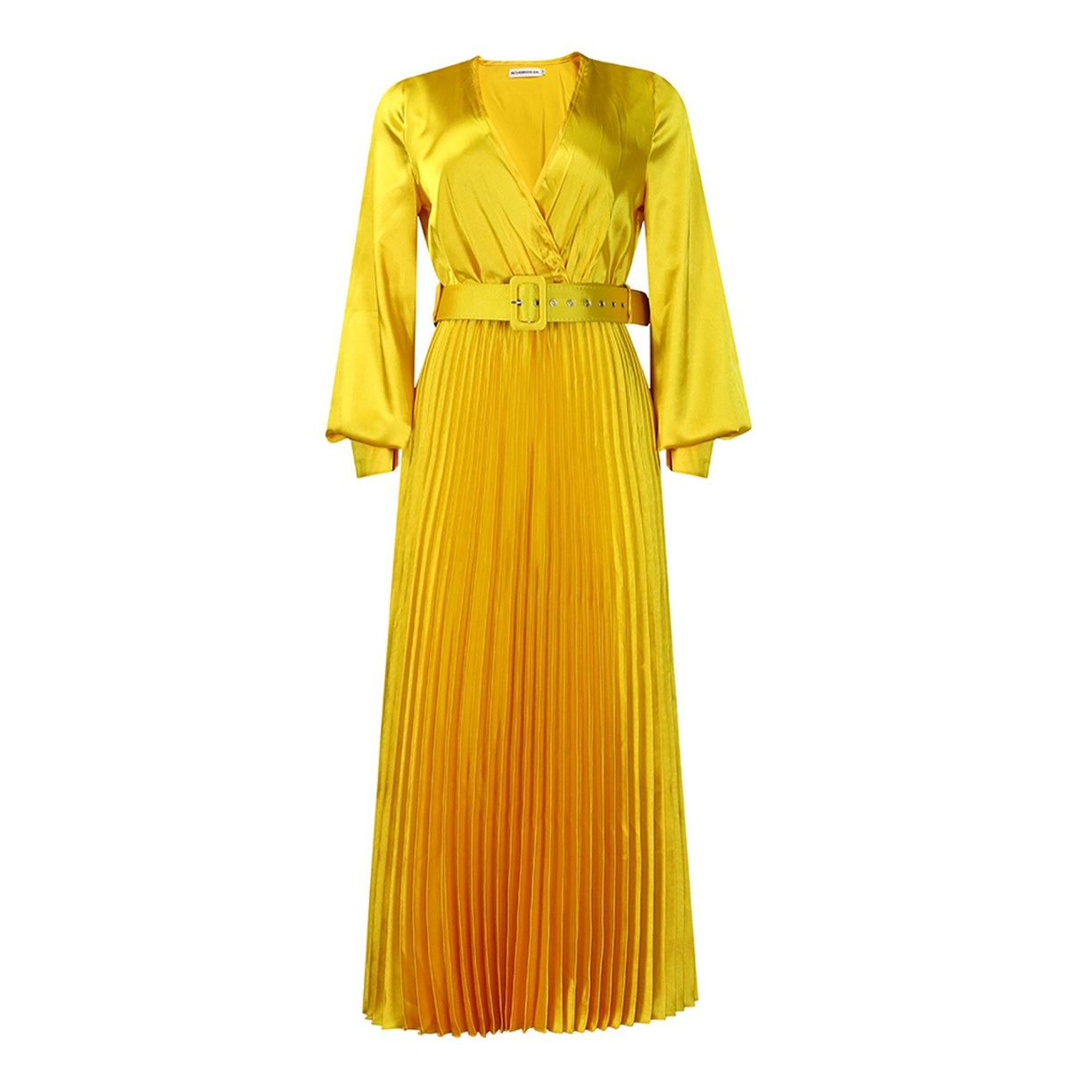 TIOZONEY - Falda plisada de mujer con cinturón