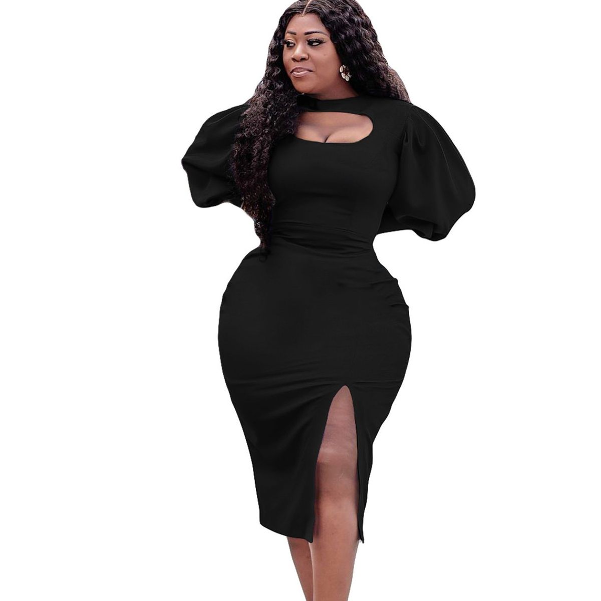 TIOZONEY - Vestido ahuecado para mujer