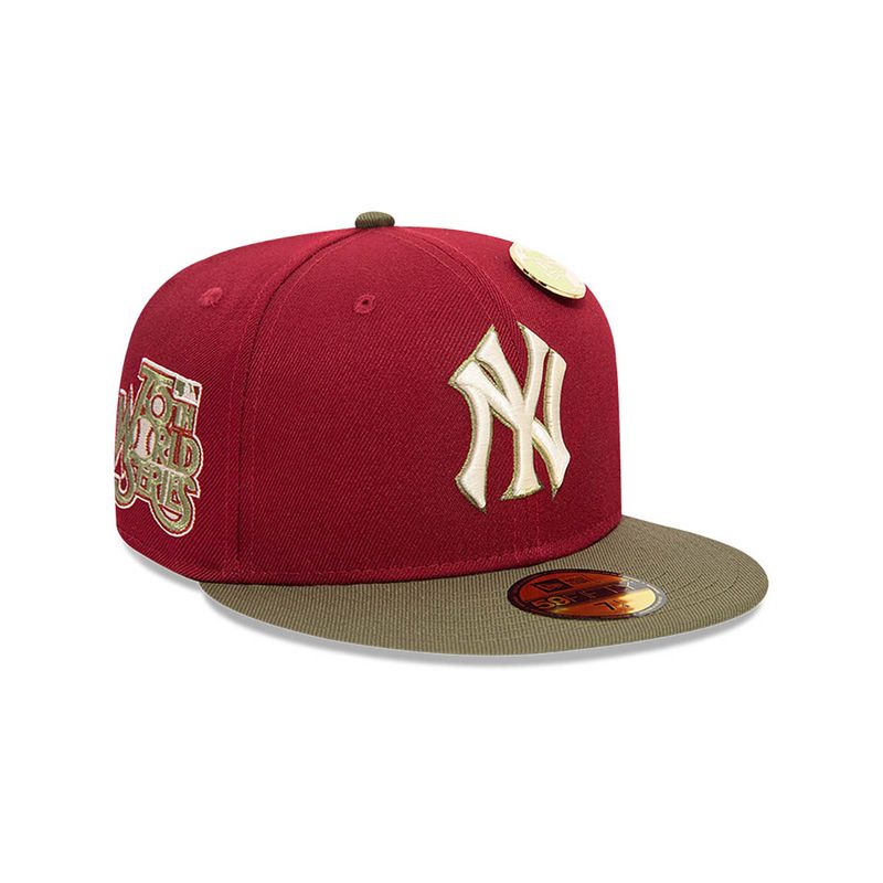NEW ERA - Gorra 5950 New York Yankees Contrast Pin Rojo MLB