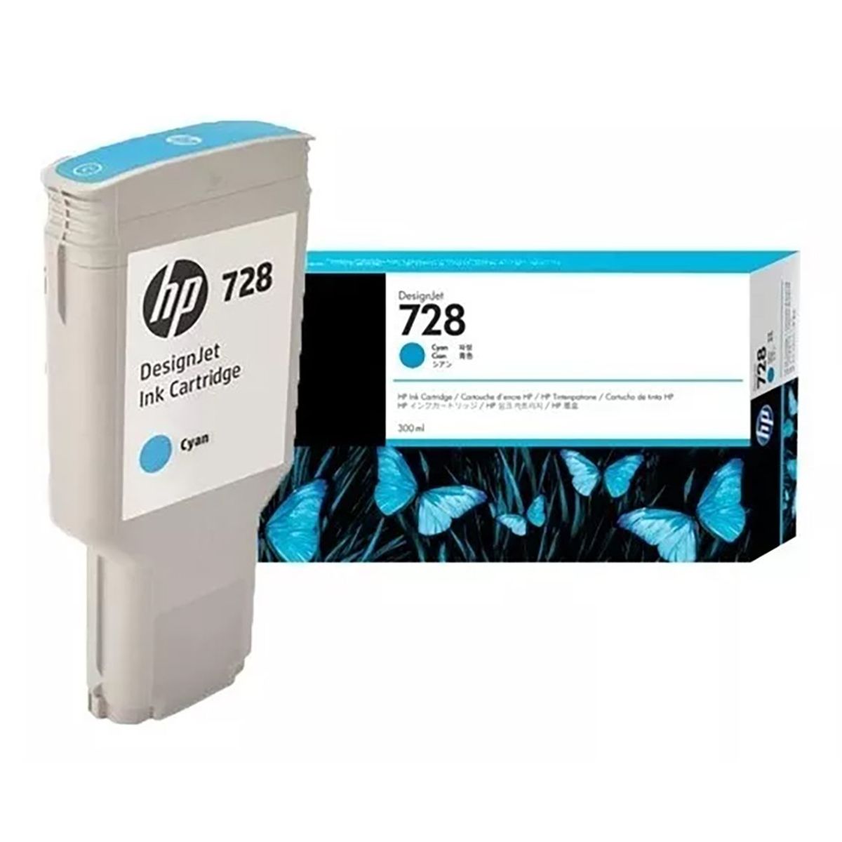 HP - Tinta Hp 728 F9K17A Cyan 300ml Designjet T730/t830mfp