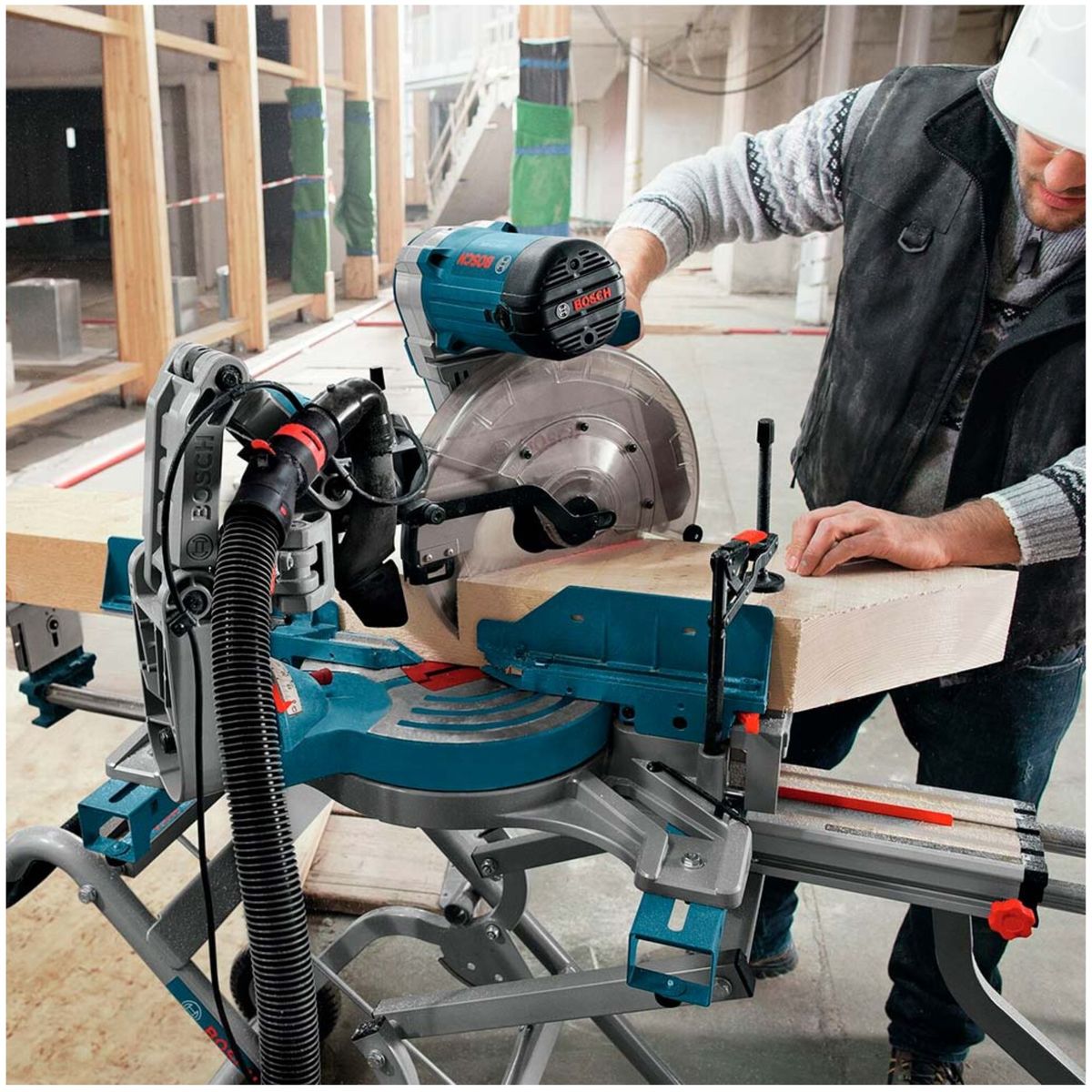 Bosch - Sierra ingletadora telescópica 12 pulgadas 1800W Profesional  BOSCH