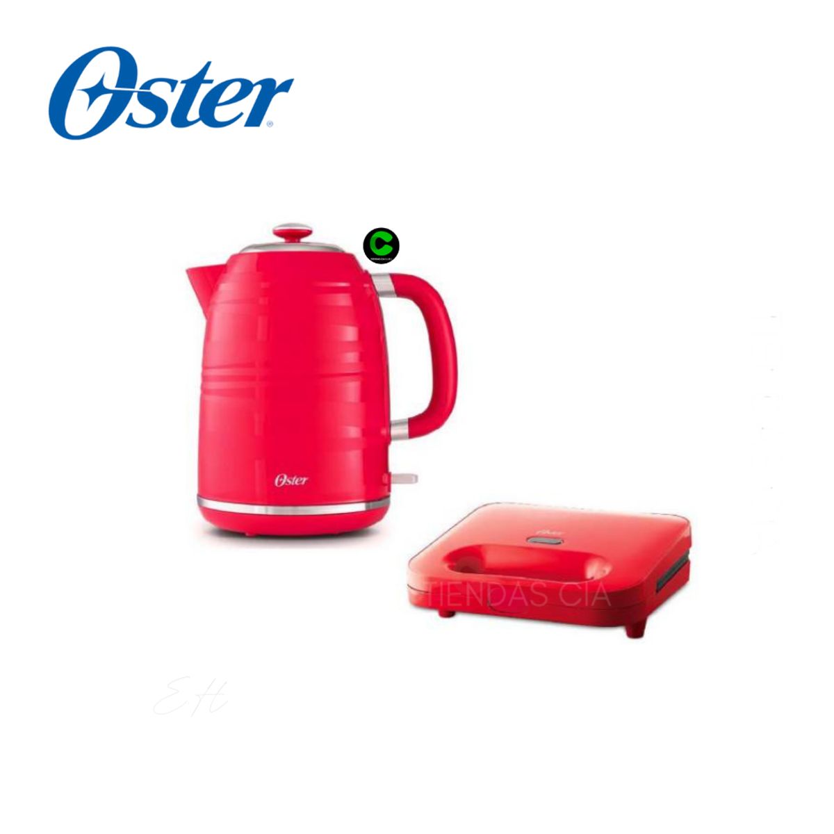 OSTER - COMBO OSTER Hervidor BVSTKT4177M-053 Y Sandwichera