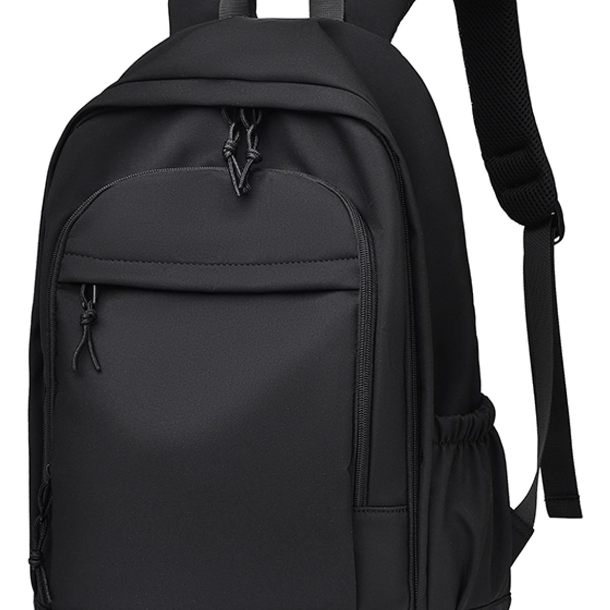 TIOZONEY - Mochila escolar color negro diseño lisa 32L
