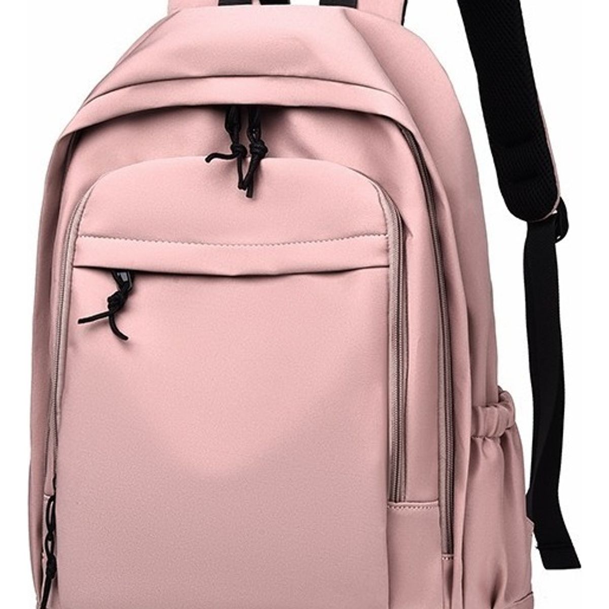 TIOZONEY - Mochila escolar color rosa diseño lisa 32L