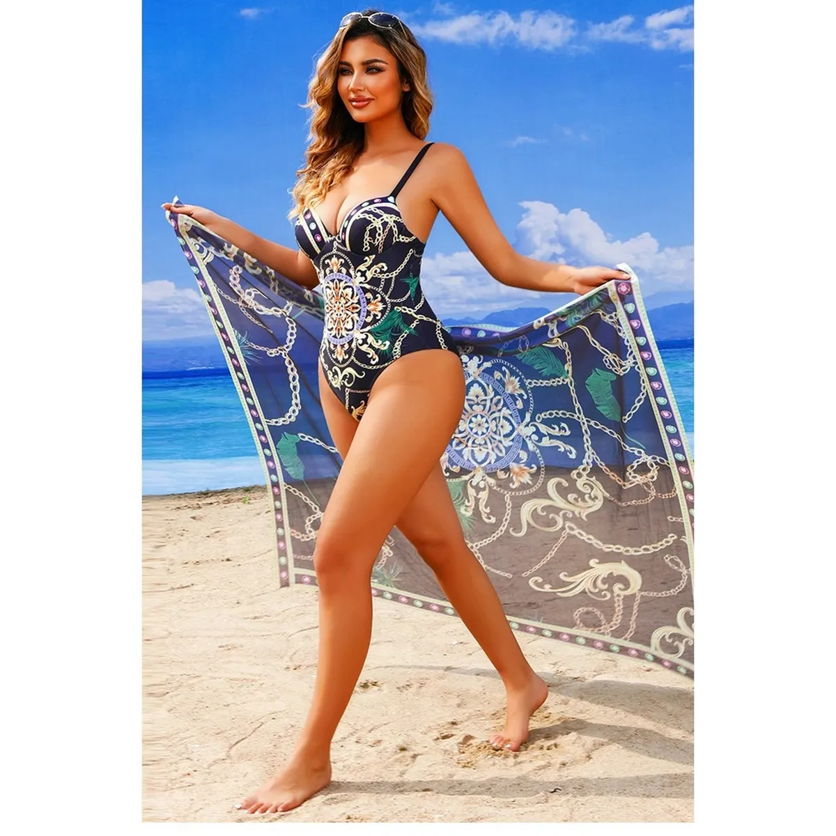 TIOZONEY - Traje de Baño para Mujer