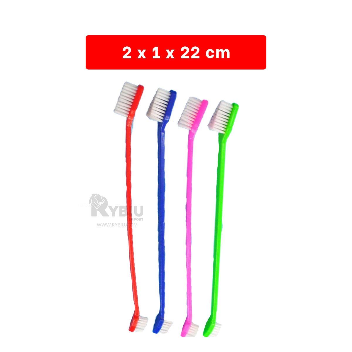 RYBIU IMPORT - Conjunto de Salud Dental de Mascotas Azul Y+Ligas de Regalo