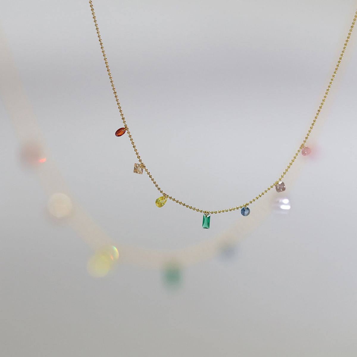 TIOZONEY - Bañado en oro Collar de moda para mujeres